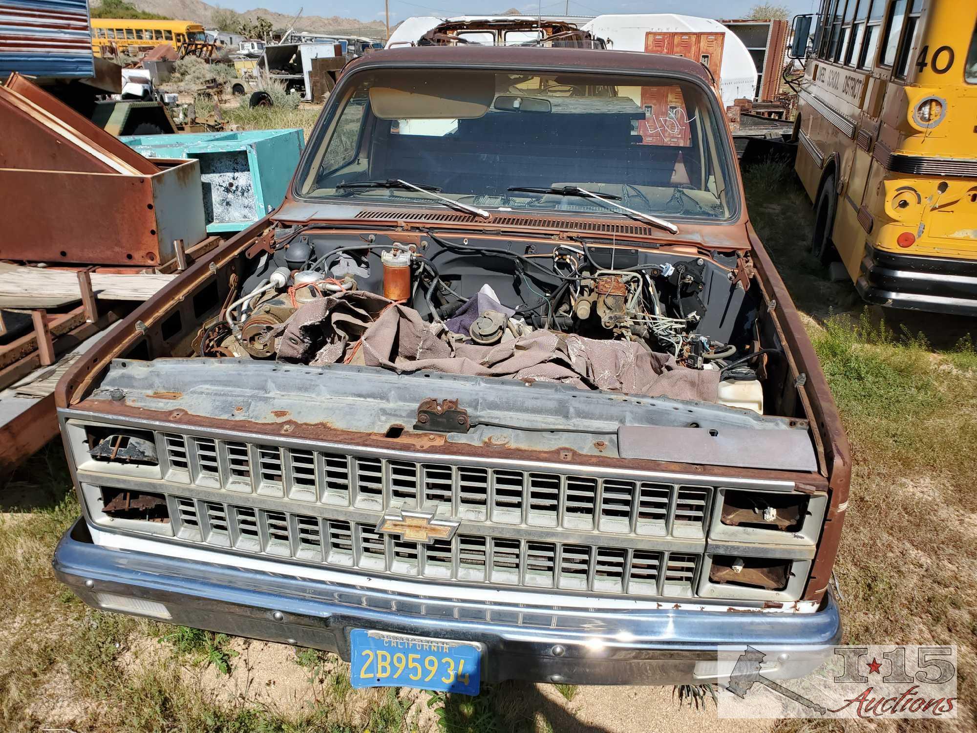 1982 Chevrolet C20 6.2L Diesel