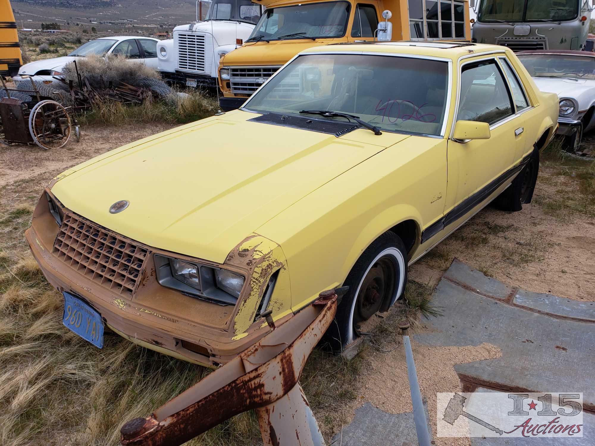 1979 Ford Mustang (Key in Ignition)