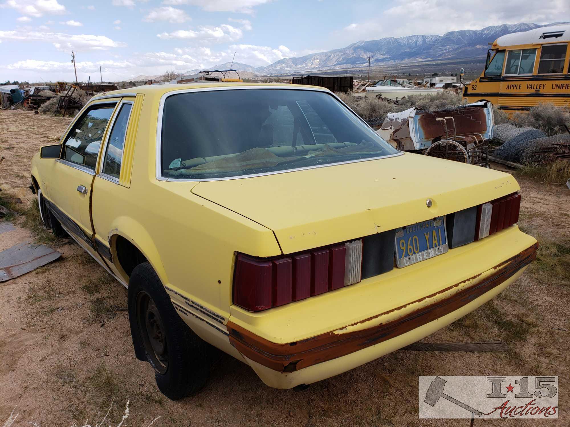 1979 Ford Mustang (Key in Ignition)