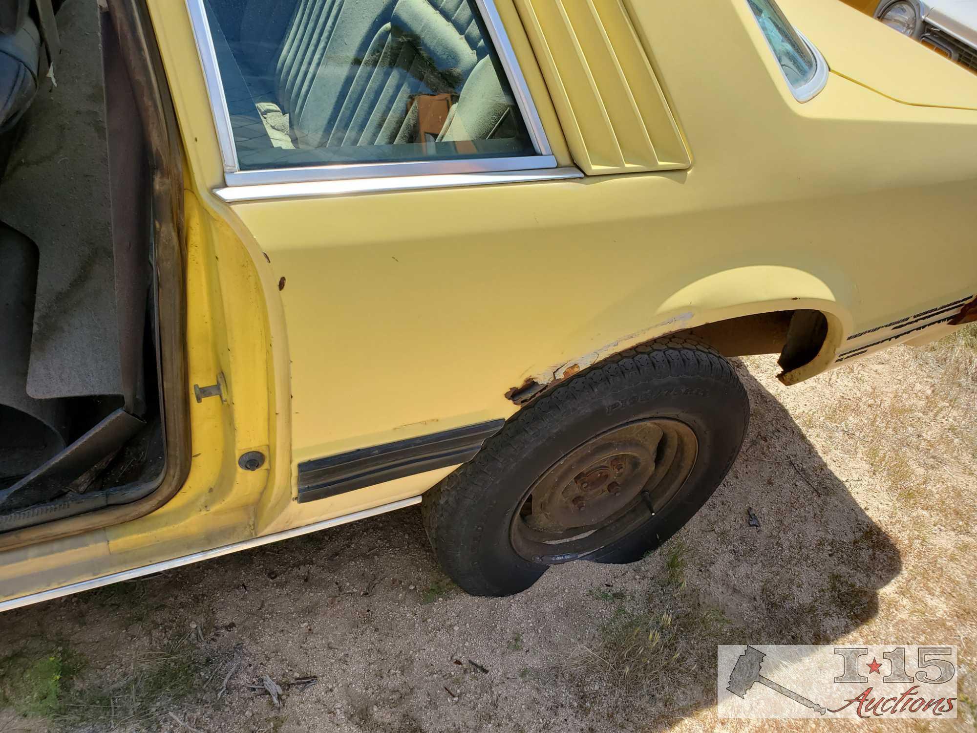 1979 Ford Mustang (Key in Ignition)