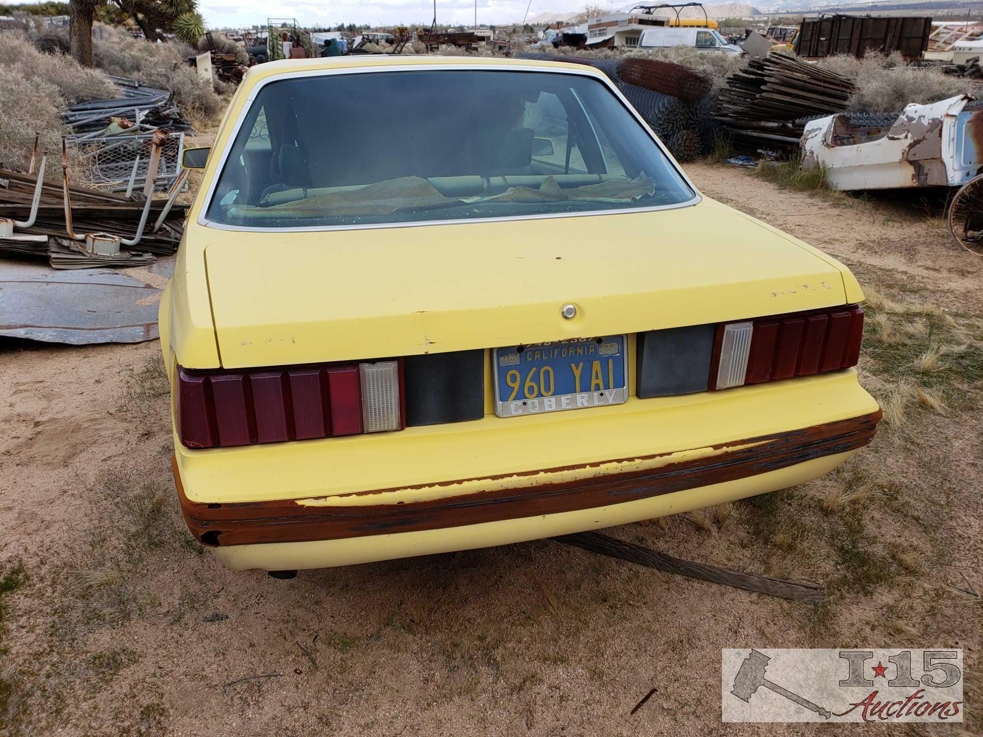 1979 Ford Mustang (Key in Ignition)