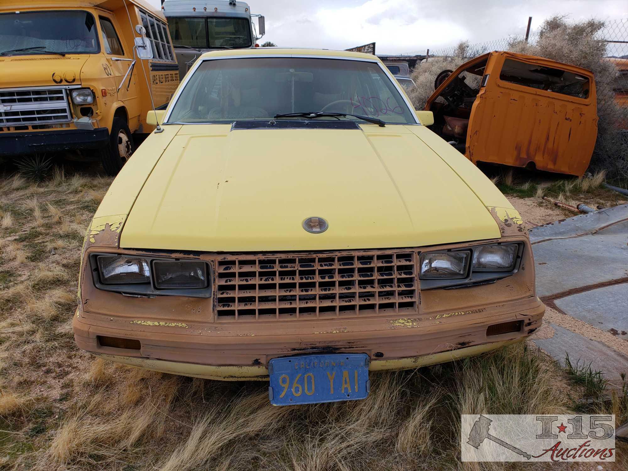 1979 Ford Mustang (Key in Ignition)