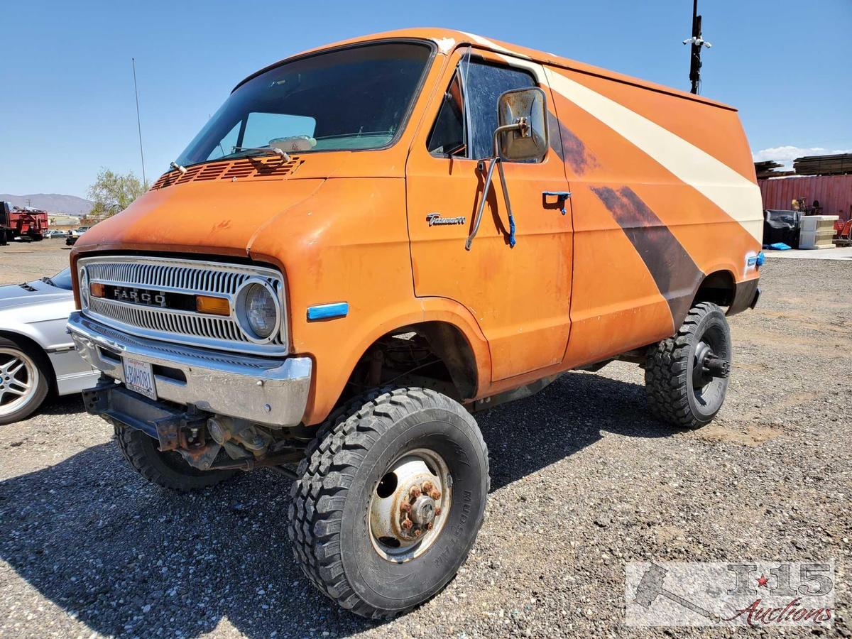 1973 Dodge B10 4x4 Cummins Turbo Diesel