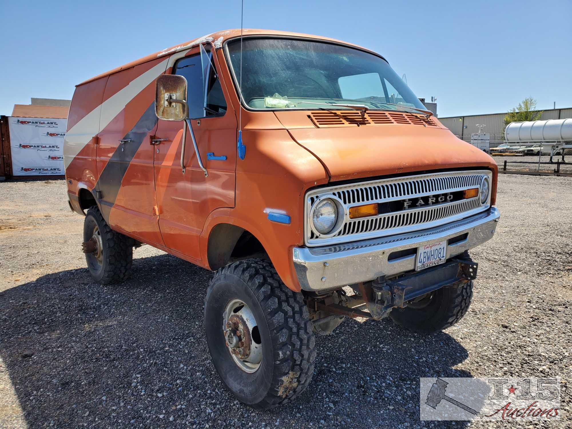 1973 Dodge B10 4x4 Cummins Turbo Diesel