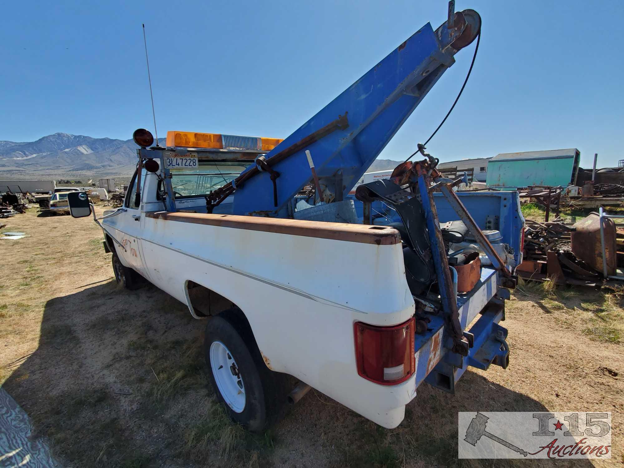 1977 Chevrolet 4WD Tow Truck