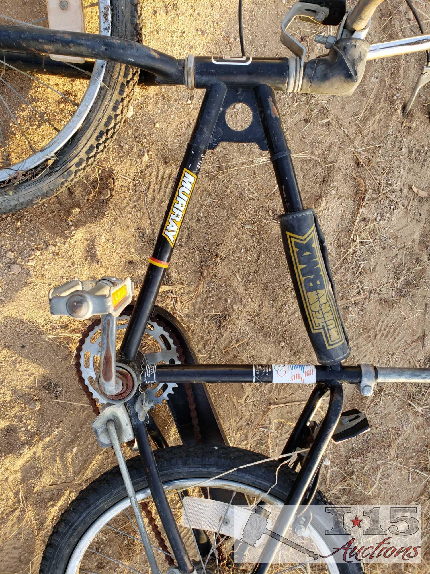 2 Vintage BMX Bikes, Huffy and Murray