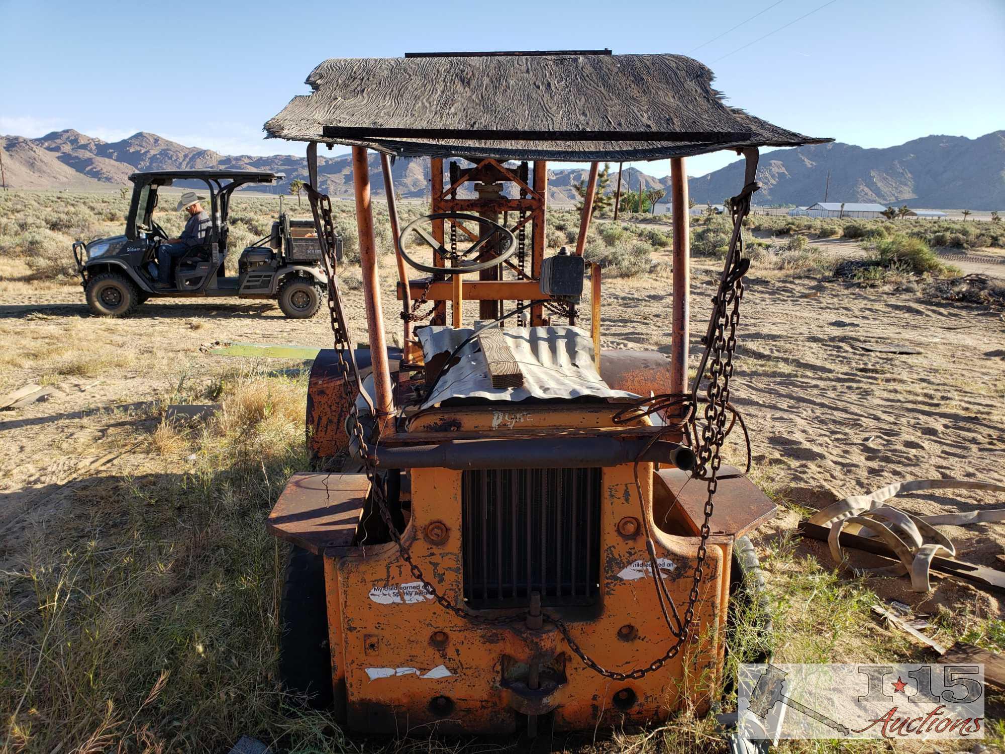 Forklift with Inline 6 Engine