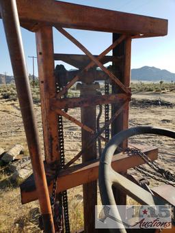 Forklift with Inline 6 Engine