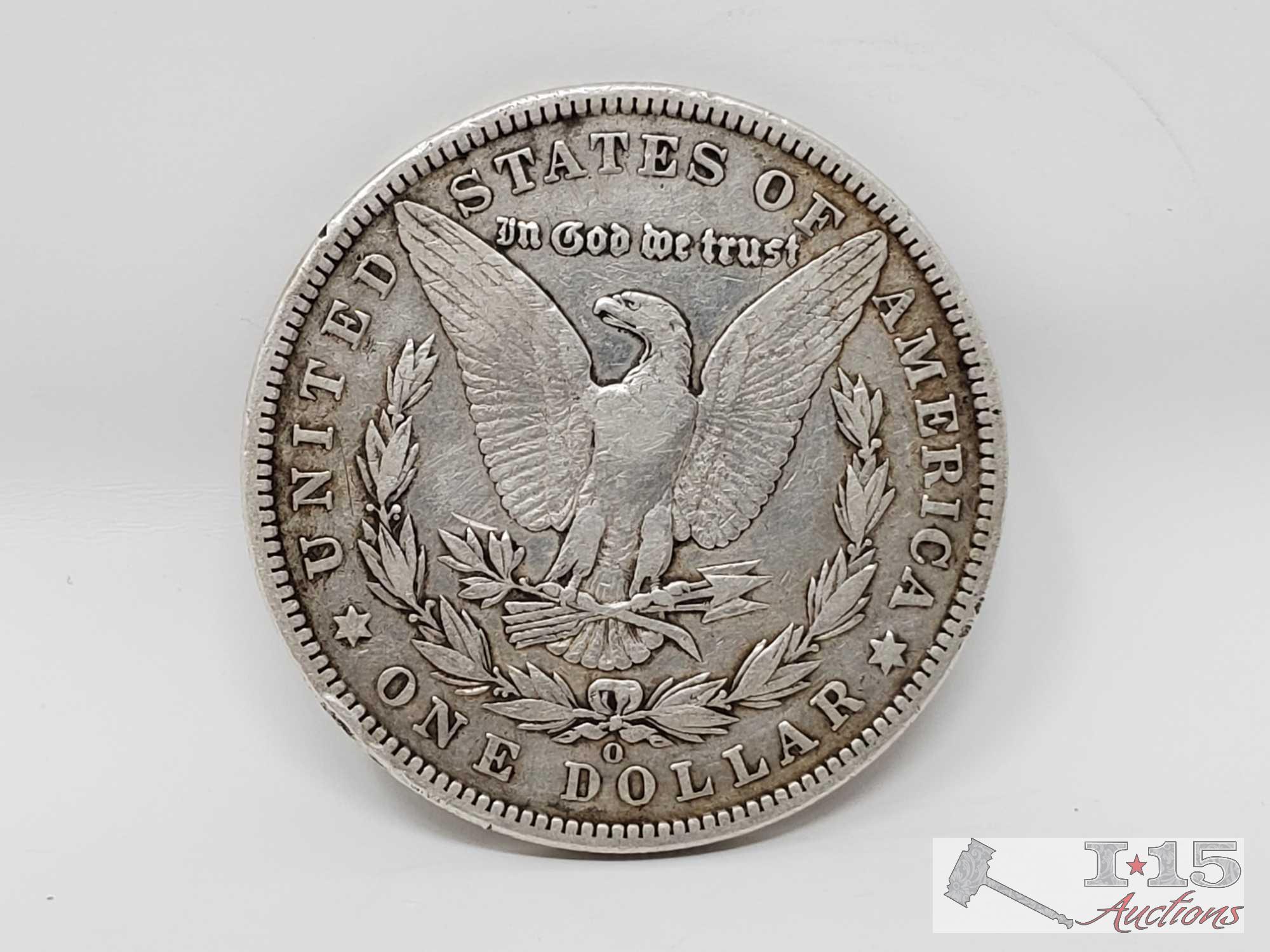 1900 and 1901-O Morgan Silver Dollars