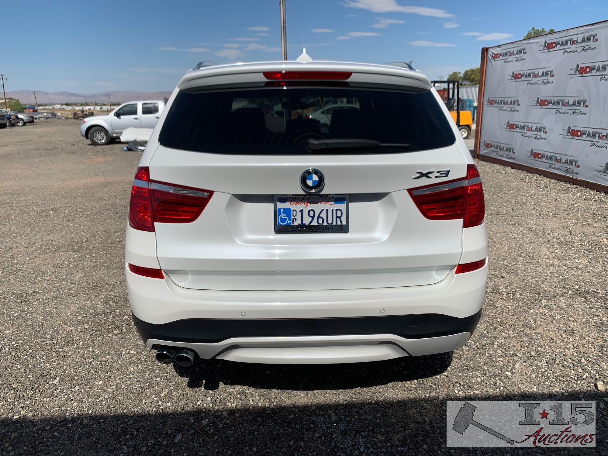 2017 BMW X3, See Video! Current Smog