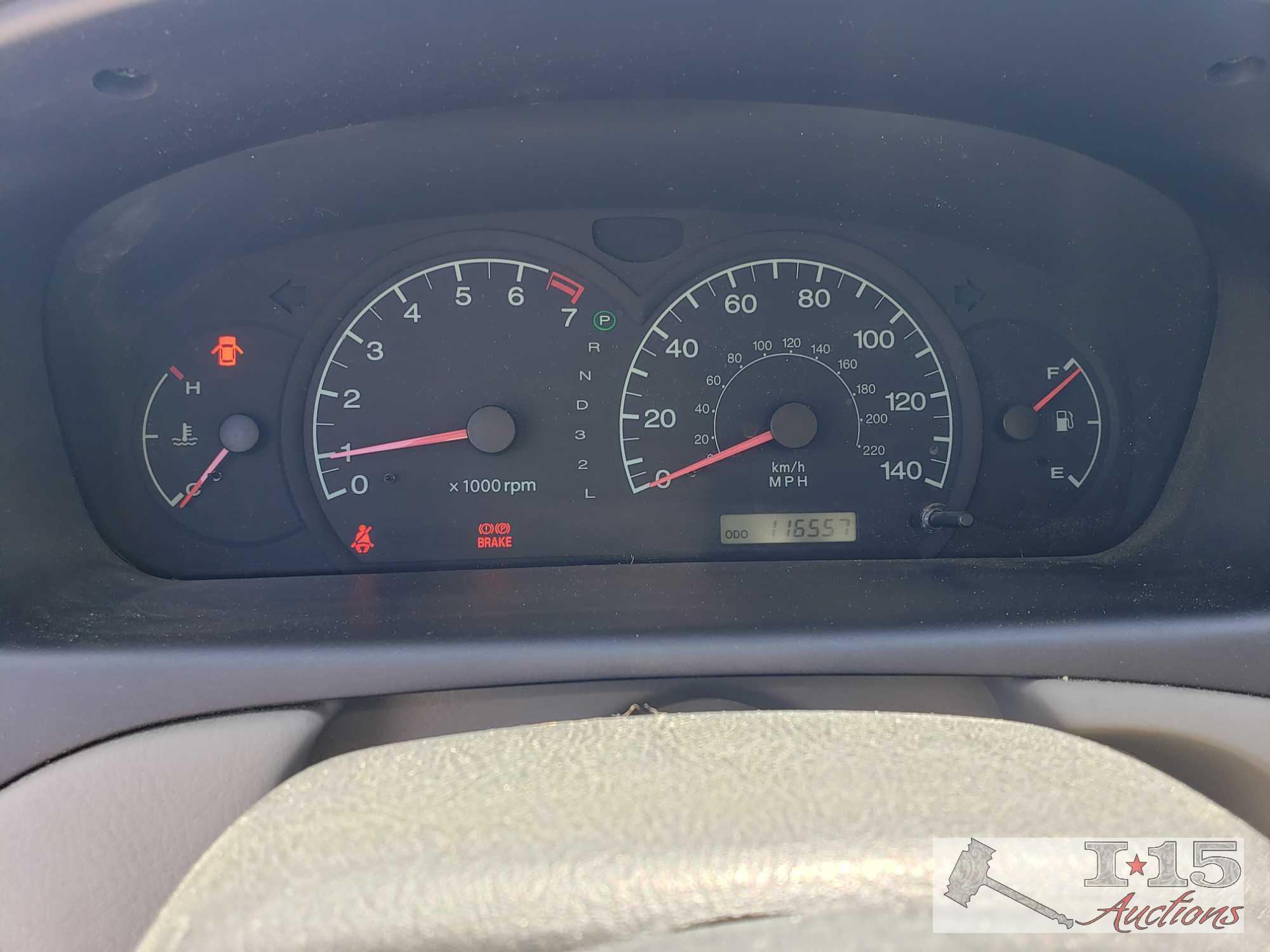 2002 Hydundai Elantra, Current Smog! See Video!