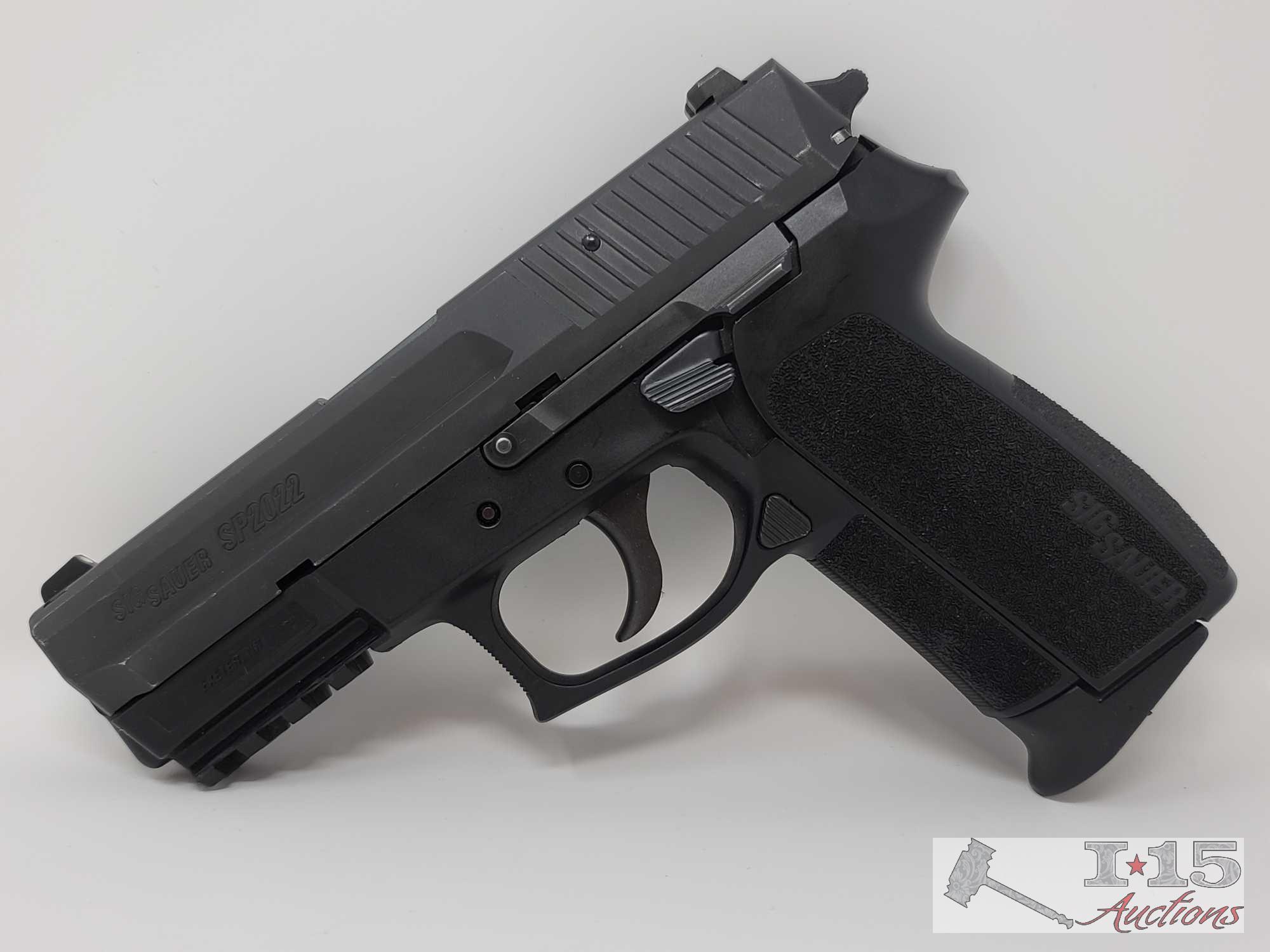 Sig Sauer SP2022 .40 S&W Semi-Auto Pistol With 2 10 Round Magazines