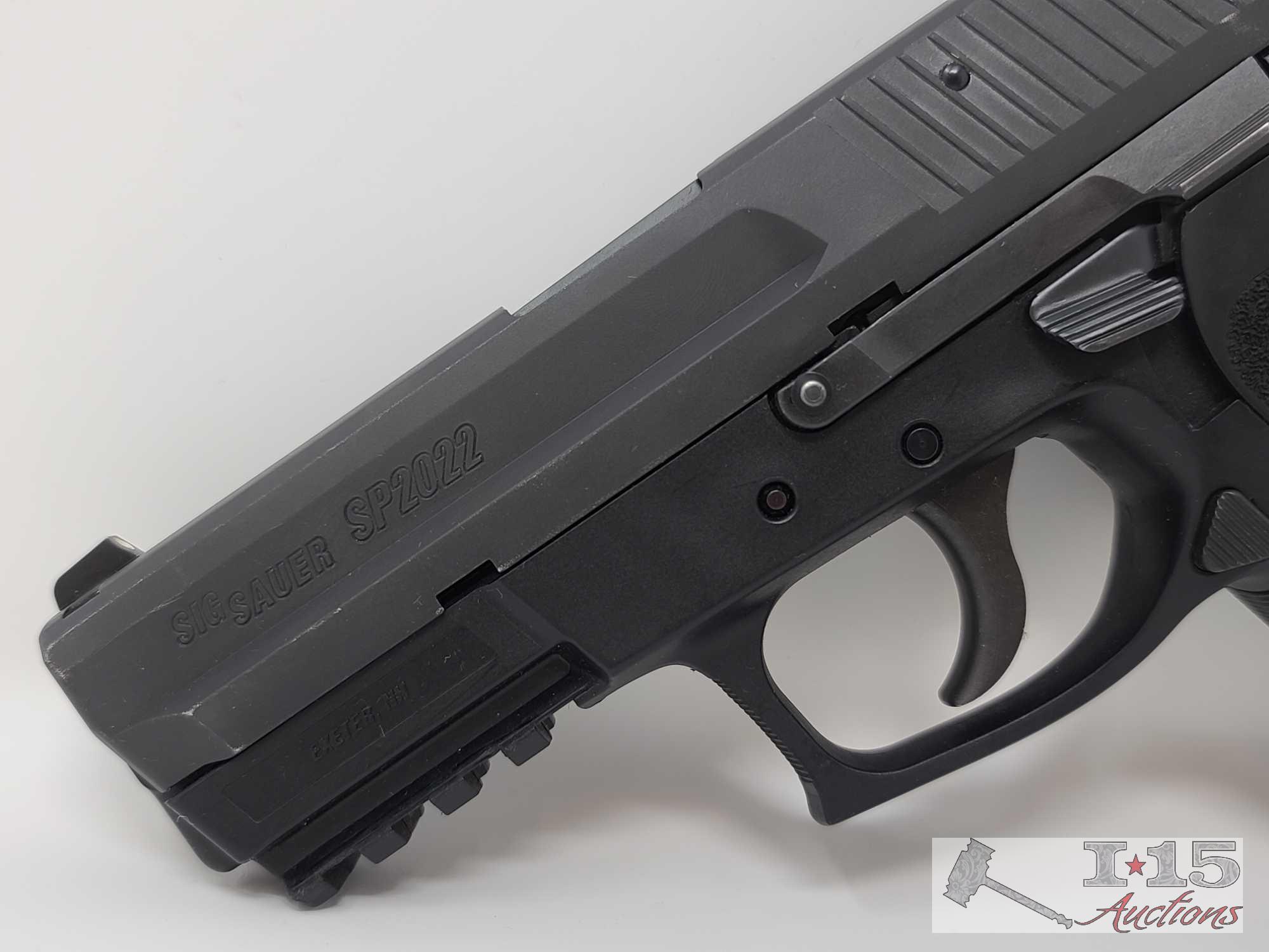 Sig Sauer SP2022 .40 S&W Semi-Auto Pistol With 2 10 Round Magazines