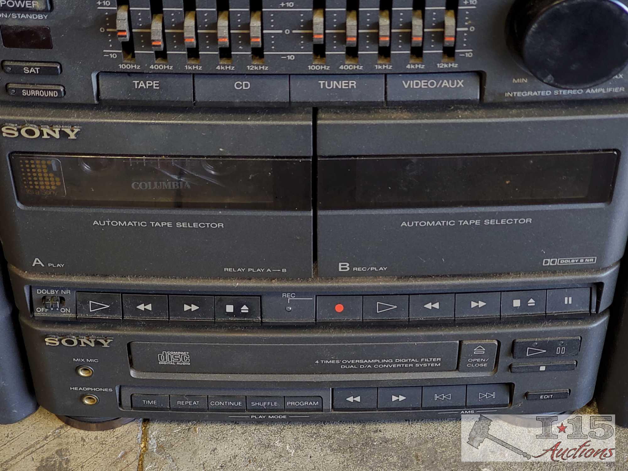 Sony Component System, Insignia Radio and Cassette-Corder