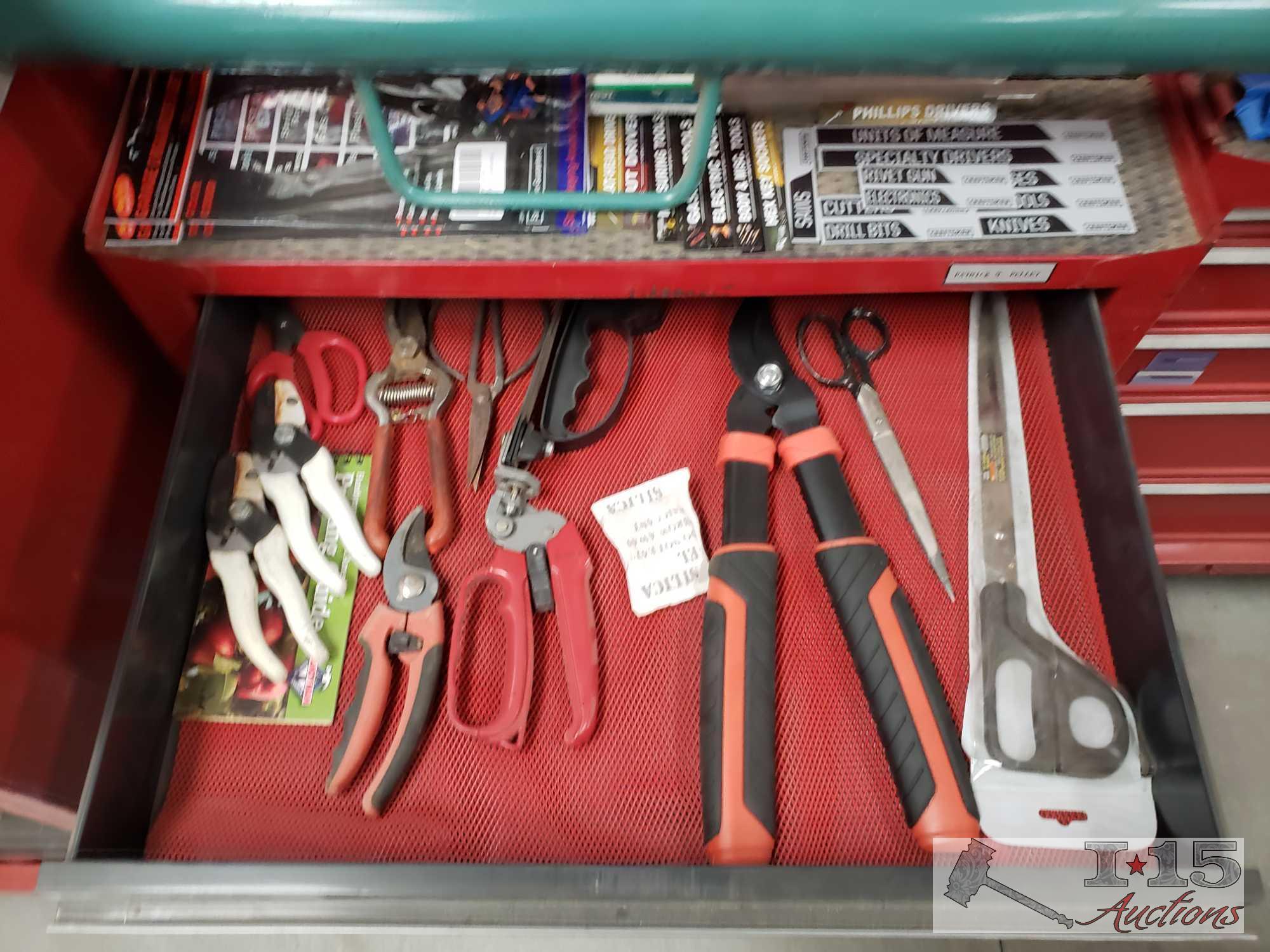 Craftsman 2 Piece 12 Drawer Tool Box With Tools And More