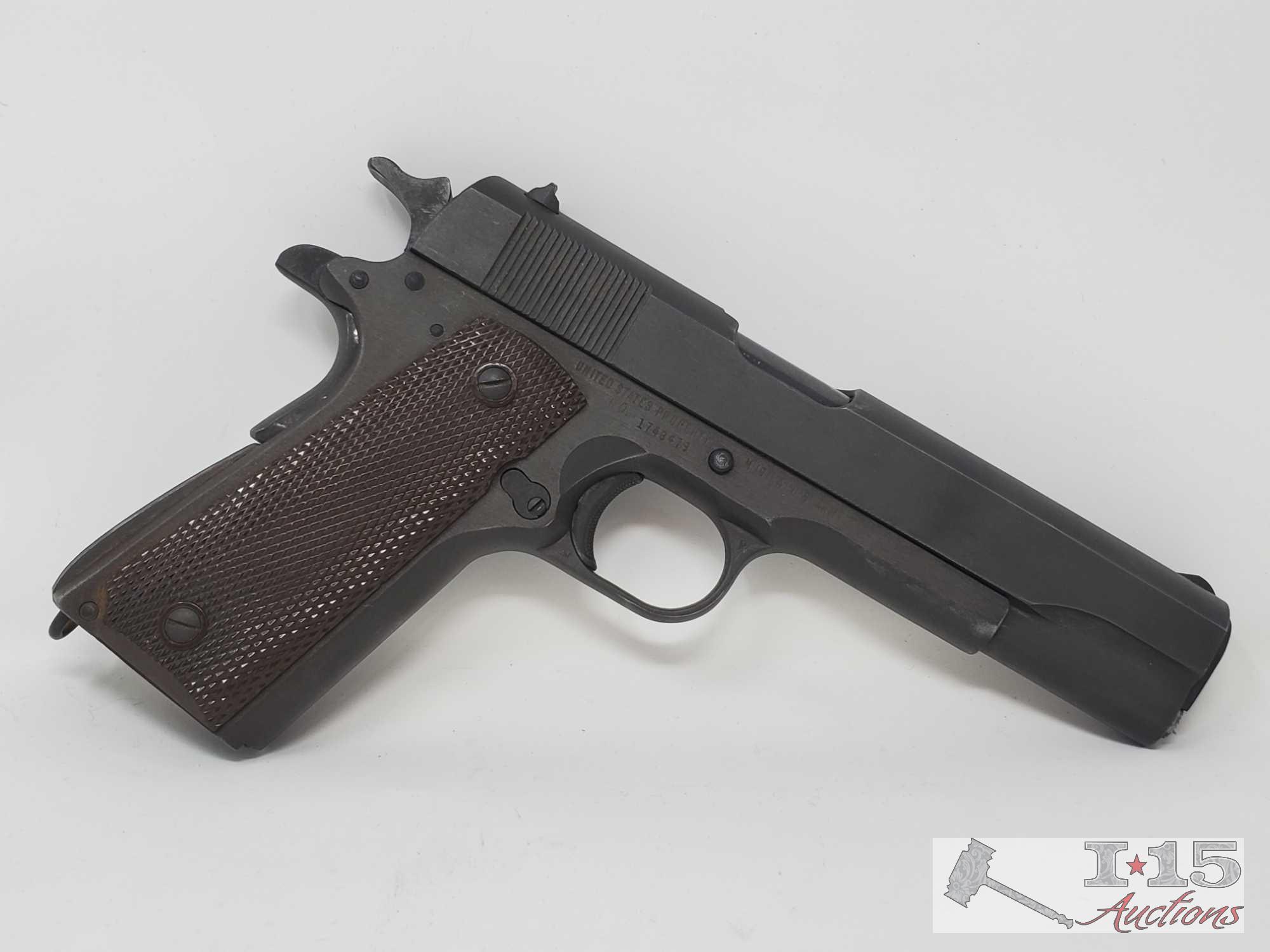 Colt 1911 .45 Cal Semi Auto Pistol