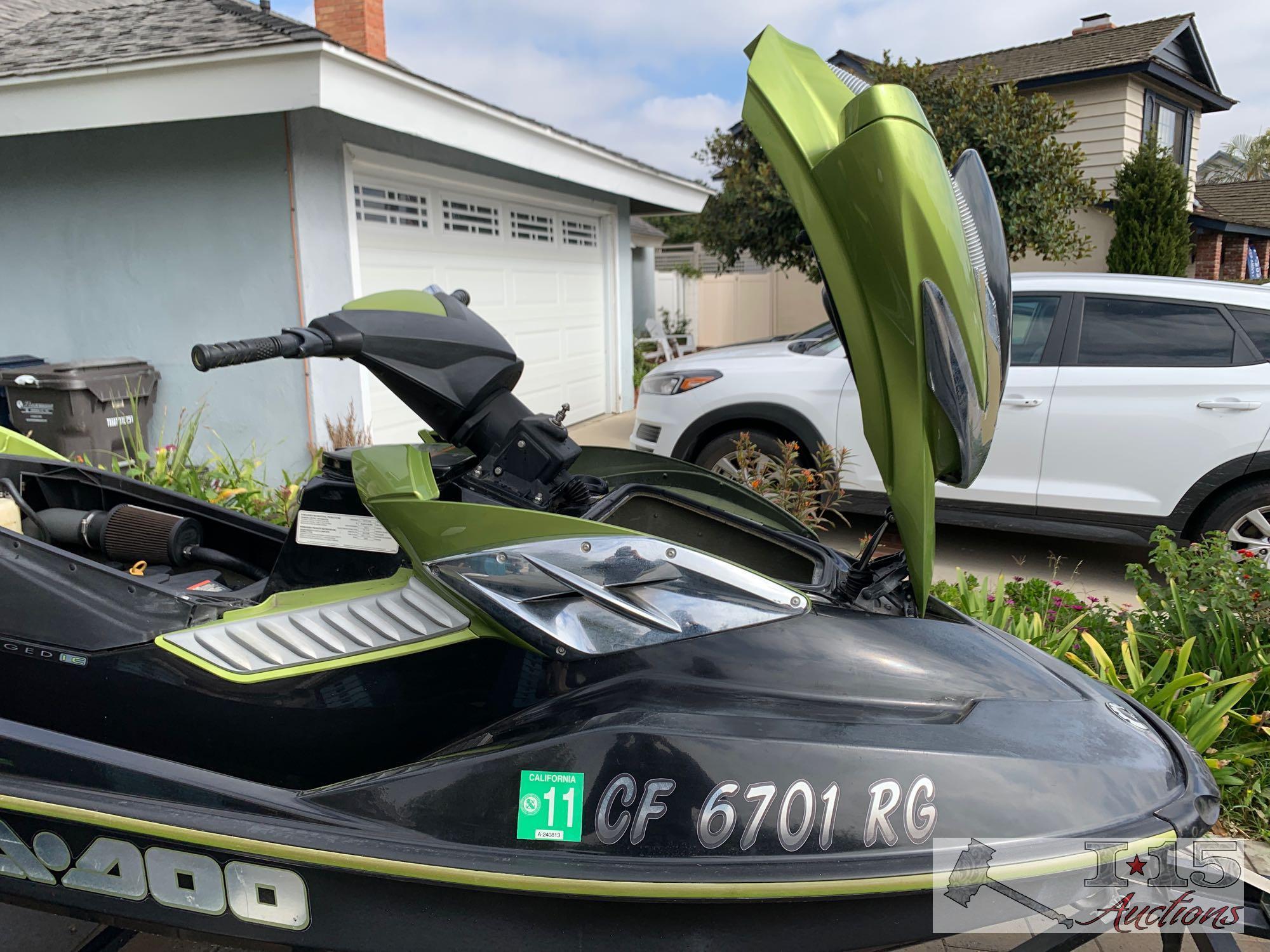 2005 RXP Seadoo And Zieman Single Jet Ski Trailer