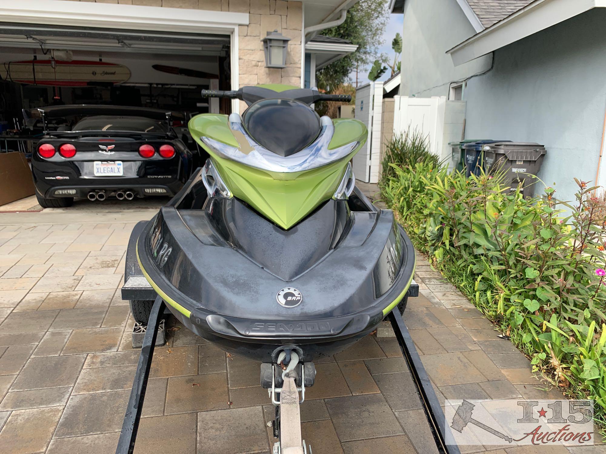 2005 RXP Seadoo And Zieman Single Jet Ski Trailer