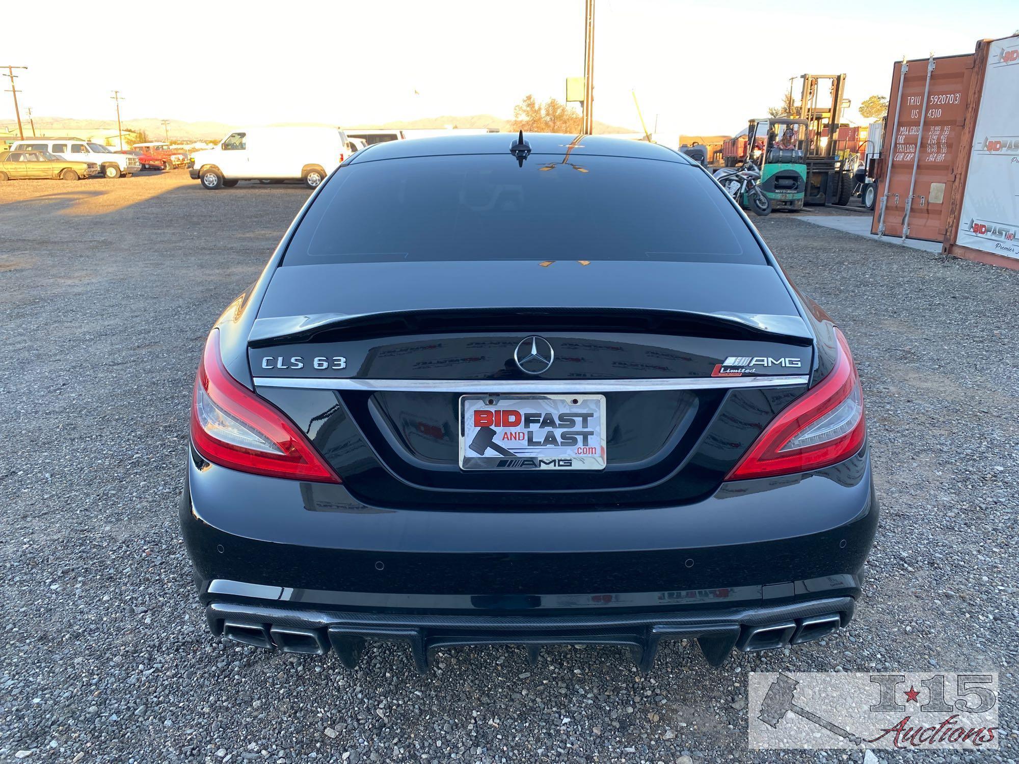 2012 Mercedes-Benz CLS AMG CURRENT SMOG