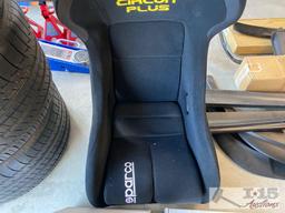 Sparco Circuit Plus Seat and Two Teamtech 6 Point Harnesses