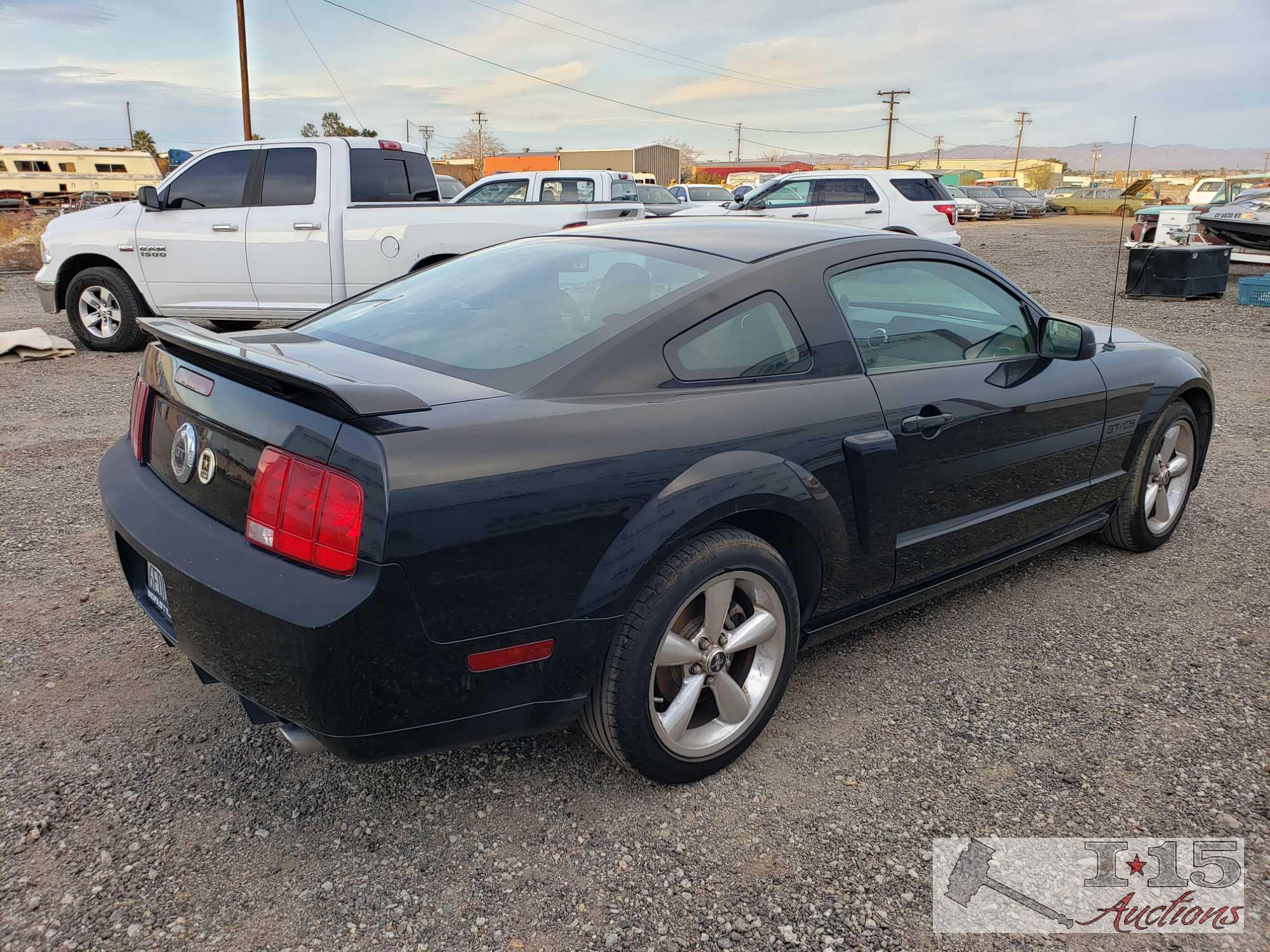 2008 Ford Mustang CURRENT SMOG