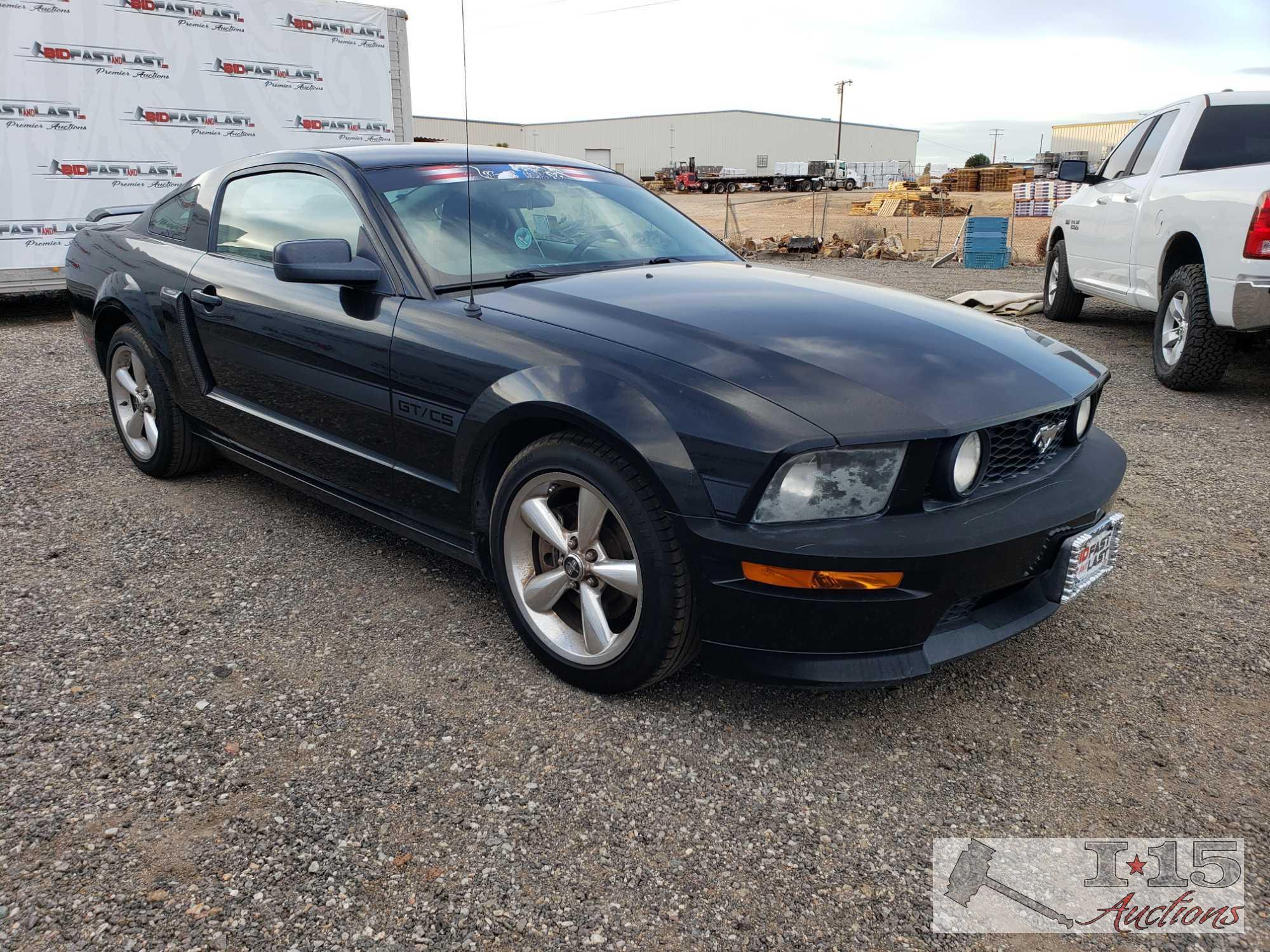 2008 Ford Mustang CURRENT SMOG