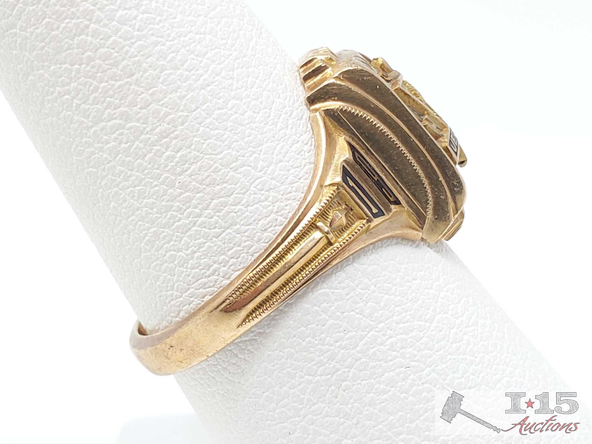 10k Gold Class Ring, 4.3g