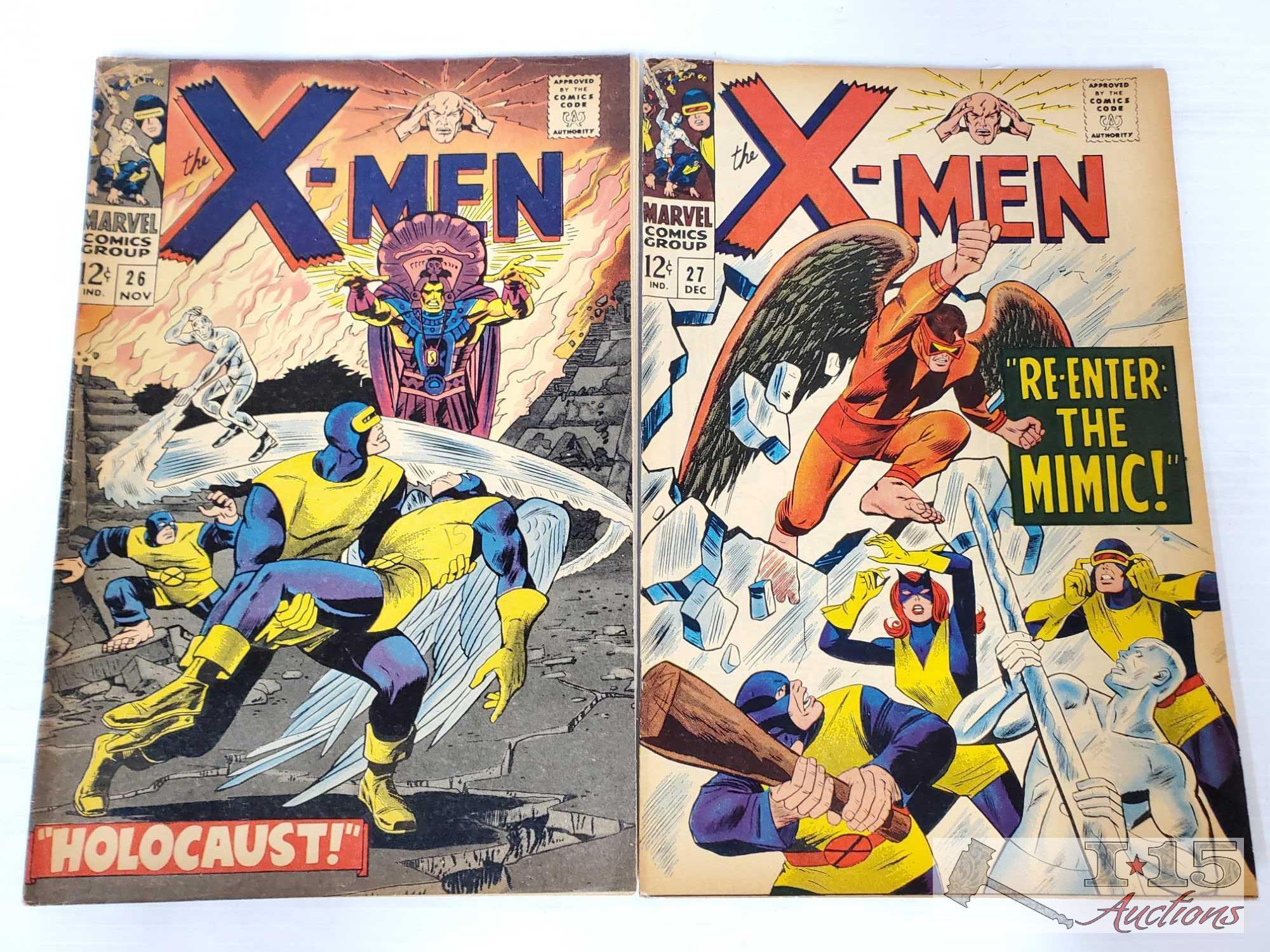 23 X-Men Comic Books Issues 21-55