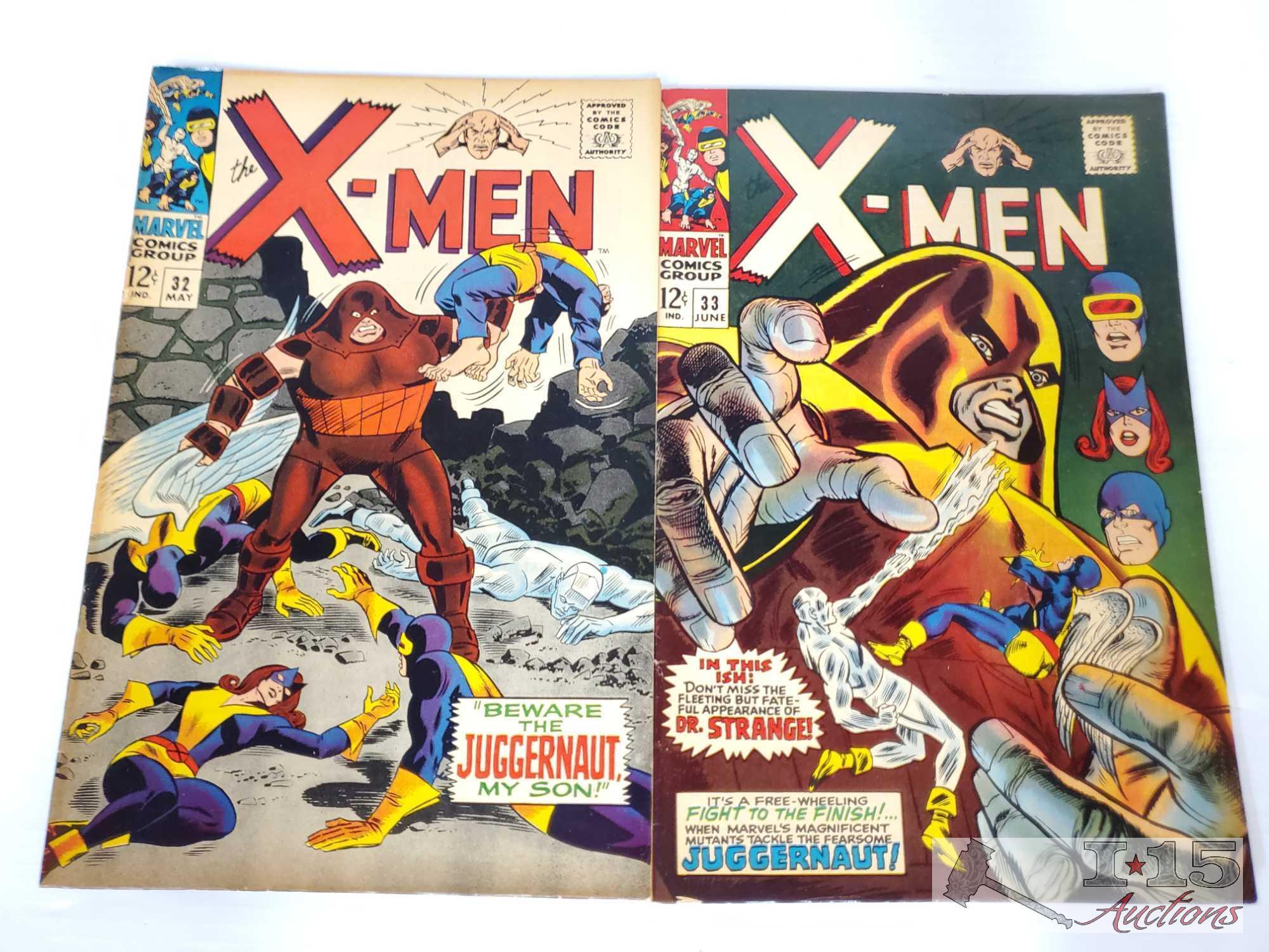 23 X-Men Comic Books Issues 21-55