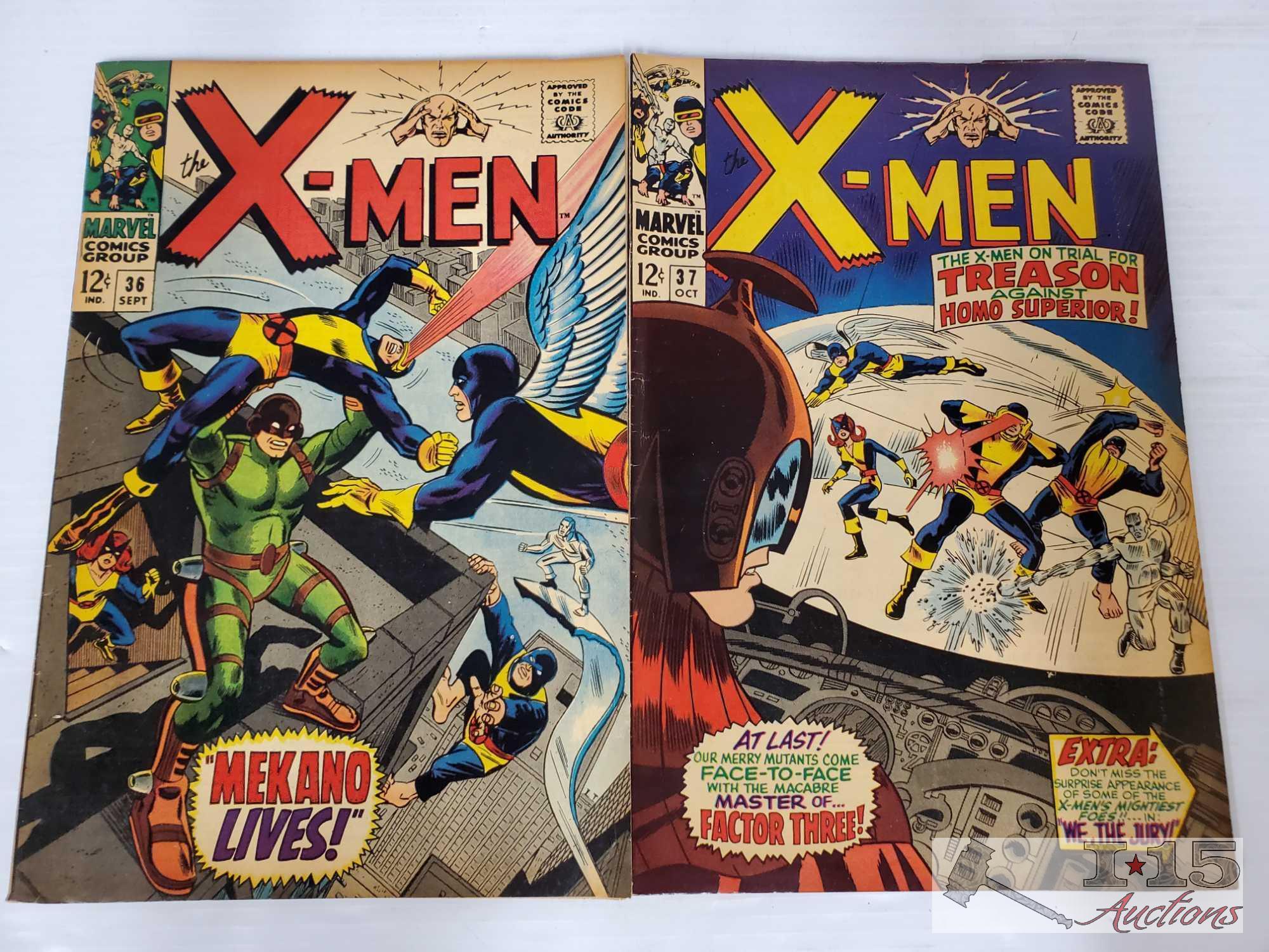 23 X-Men Comic Books Issues 21-55