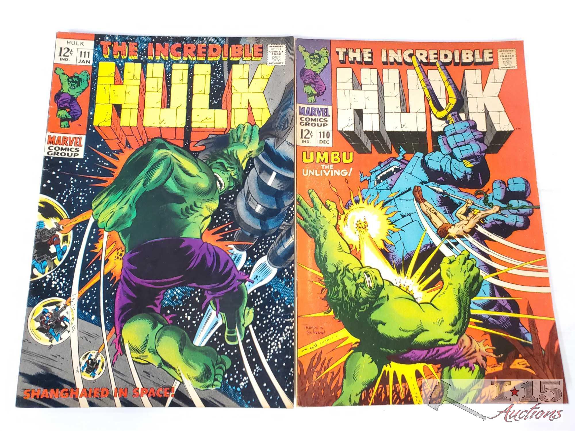 The Incredible Hulk Comic Books Issues 103-112