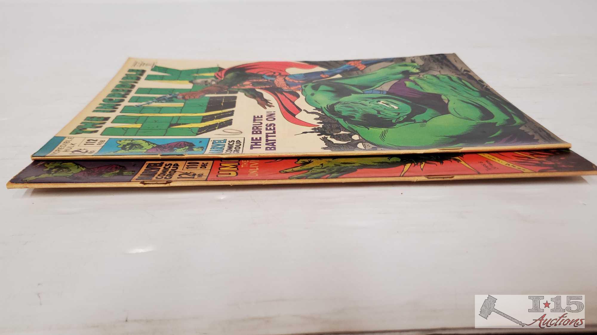 The Incredible Hulk Comic Books Issues 103-112