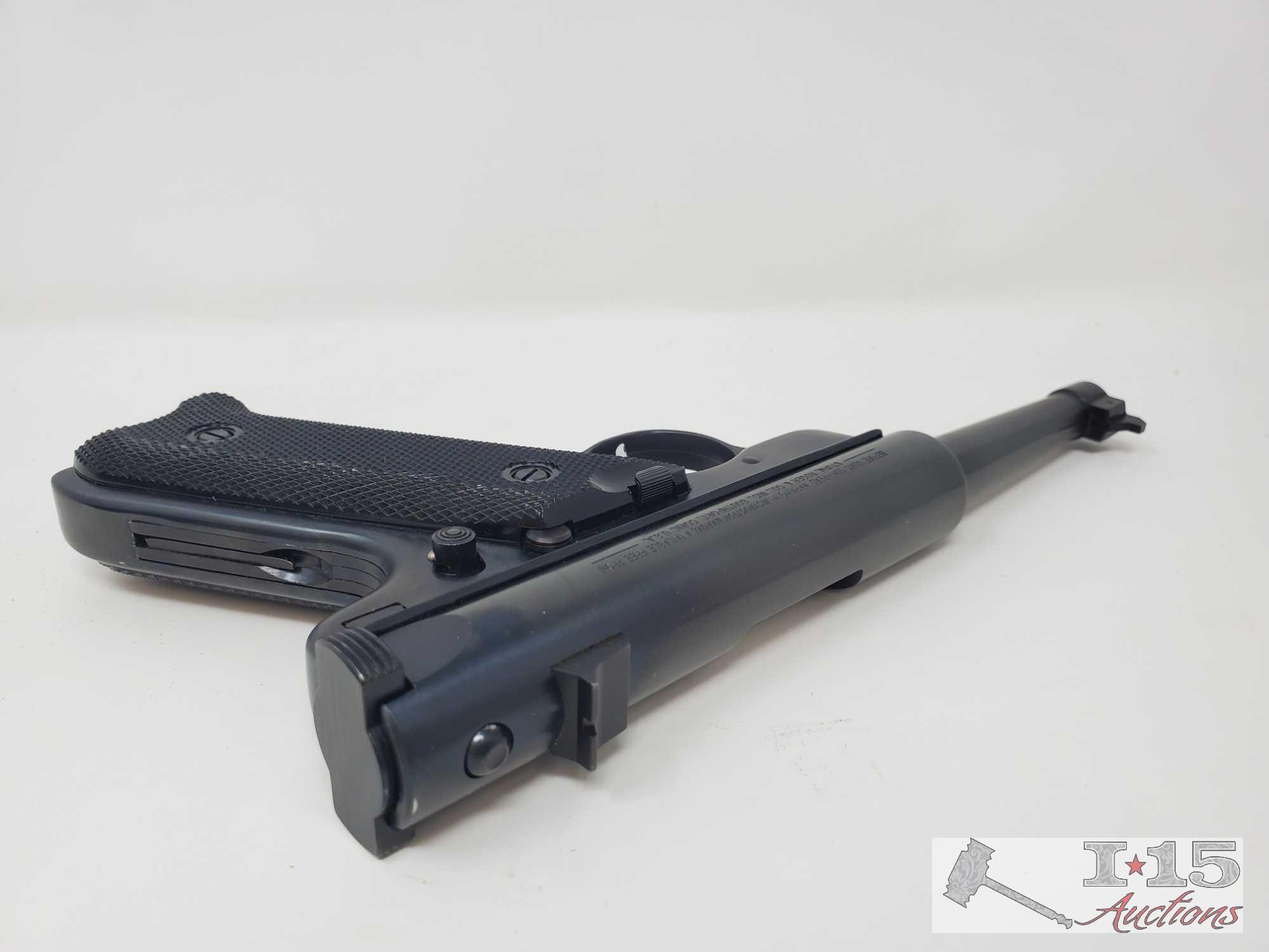 Ruger MKII .22LR Semi-Auto Pistol with Case