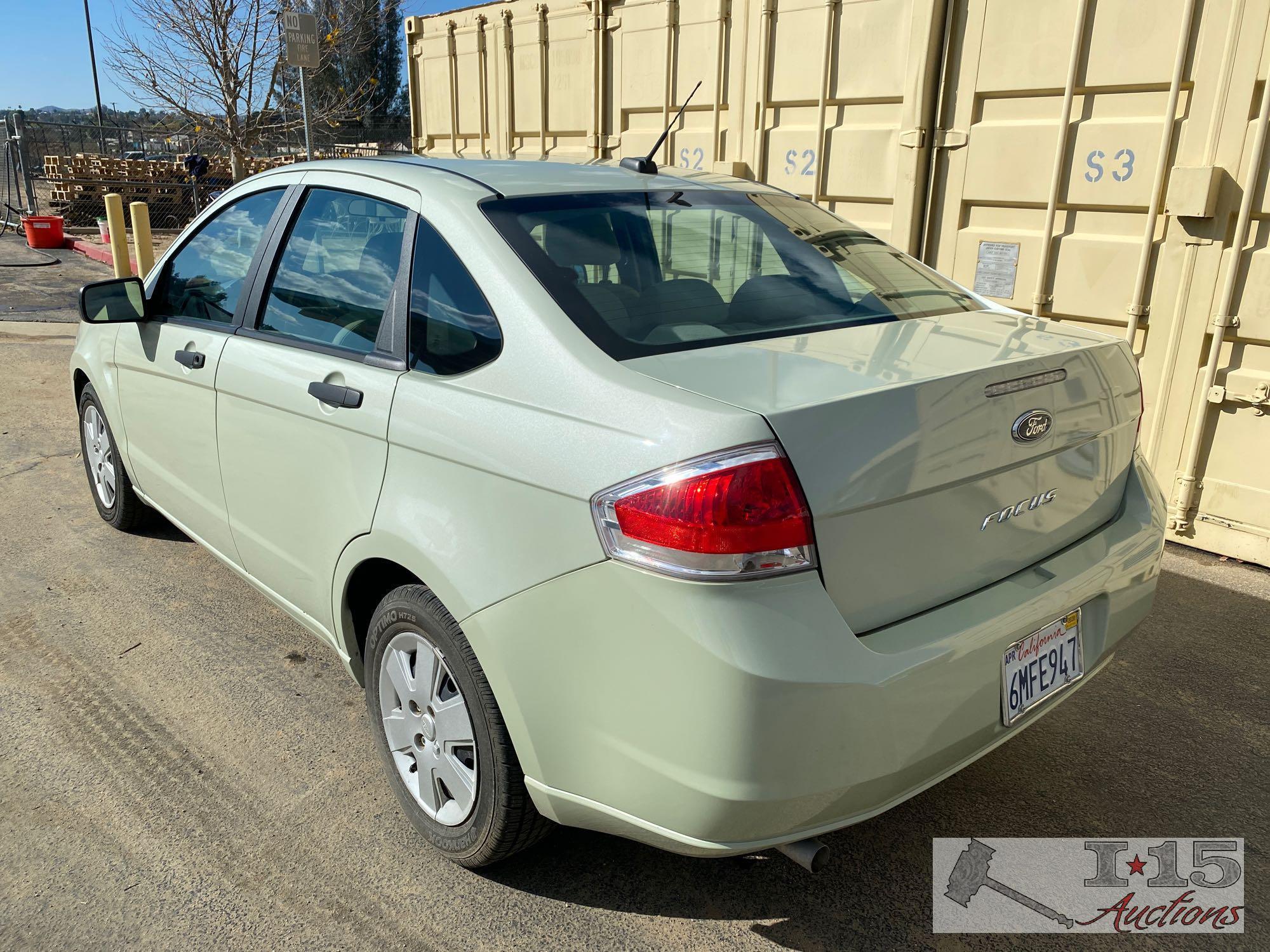 2010 Ford Focus CURRENT SMOG ONLY 8600 MILES