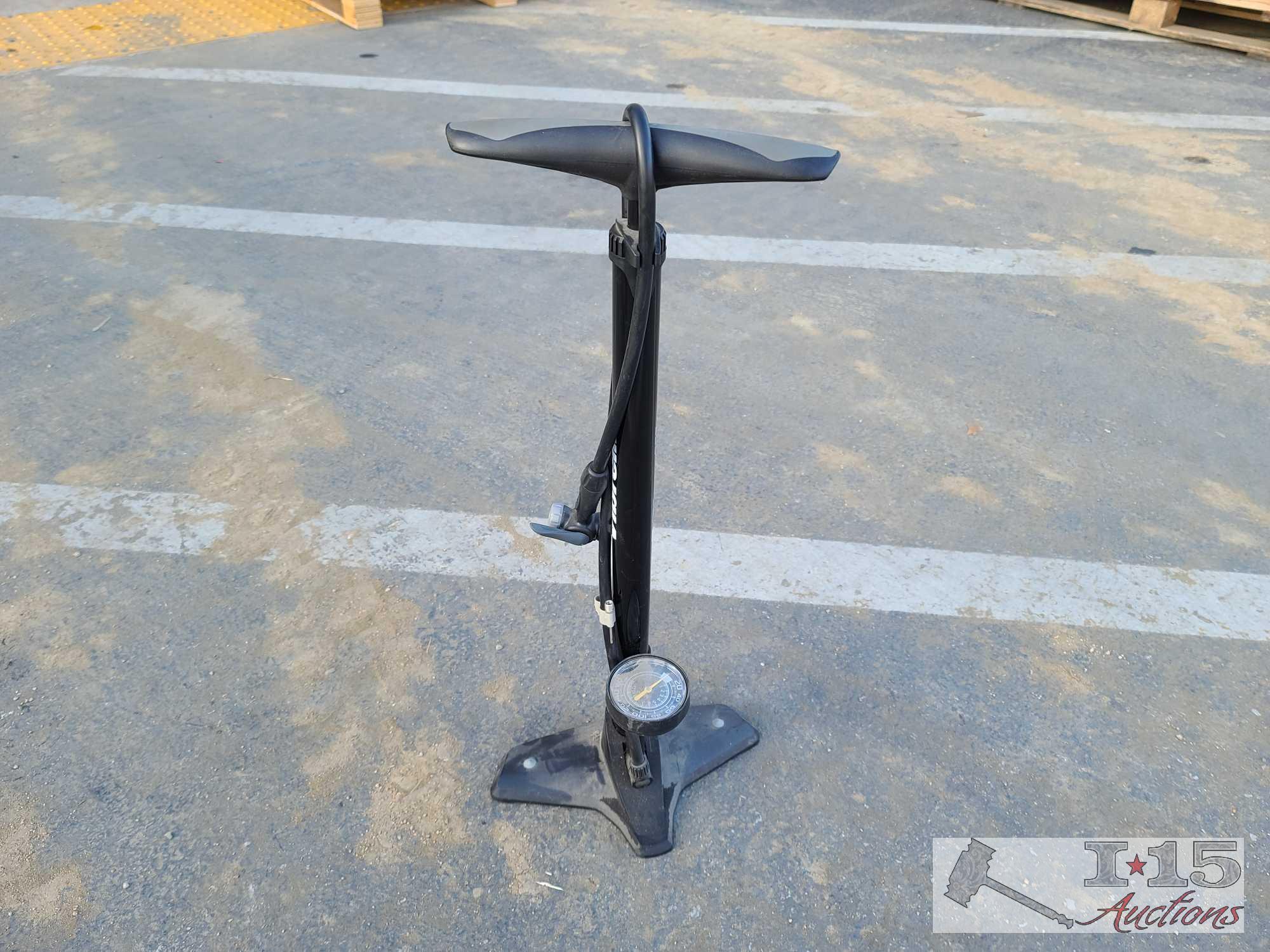 The Malibu Beach Cruiser And Tire Pump