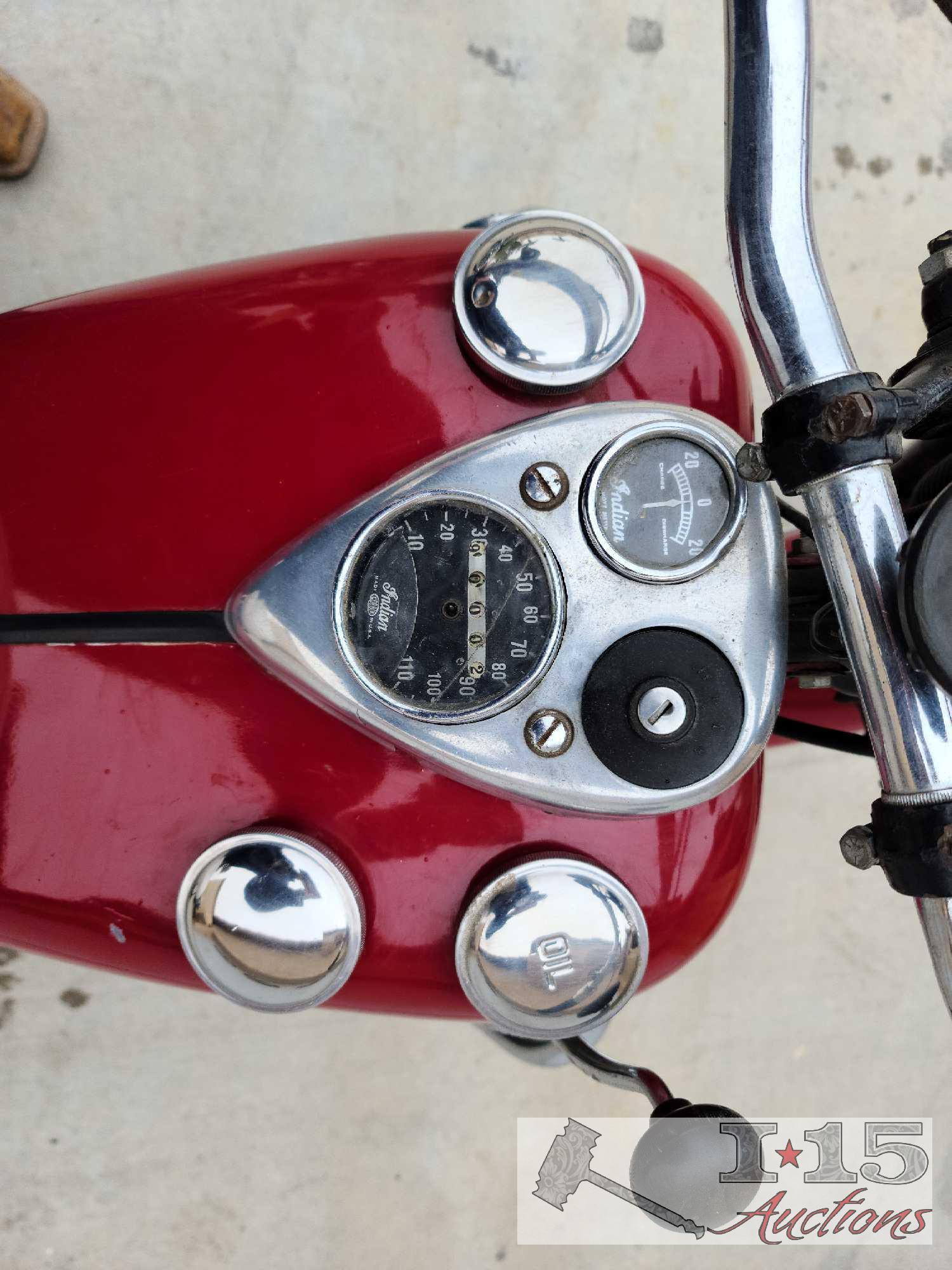 1946 Flathead Indian Motorcycle