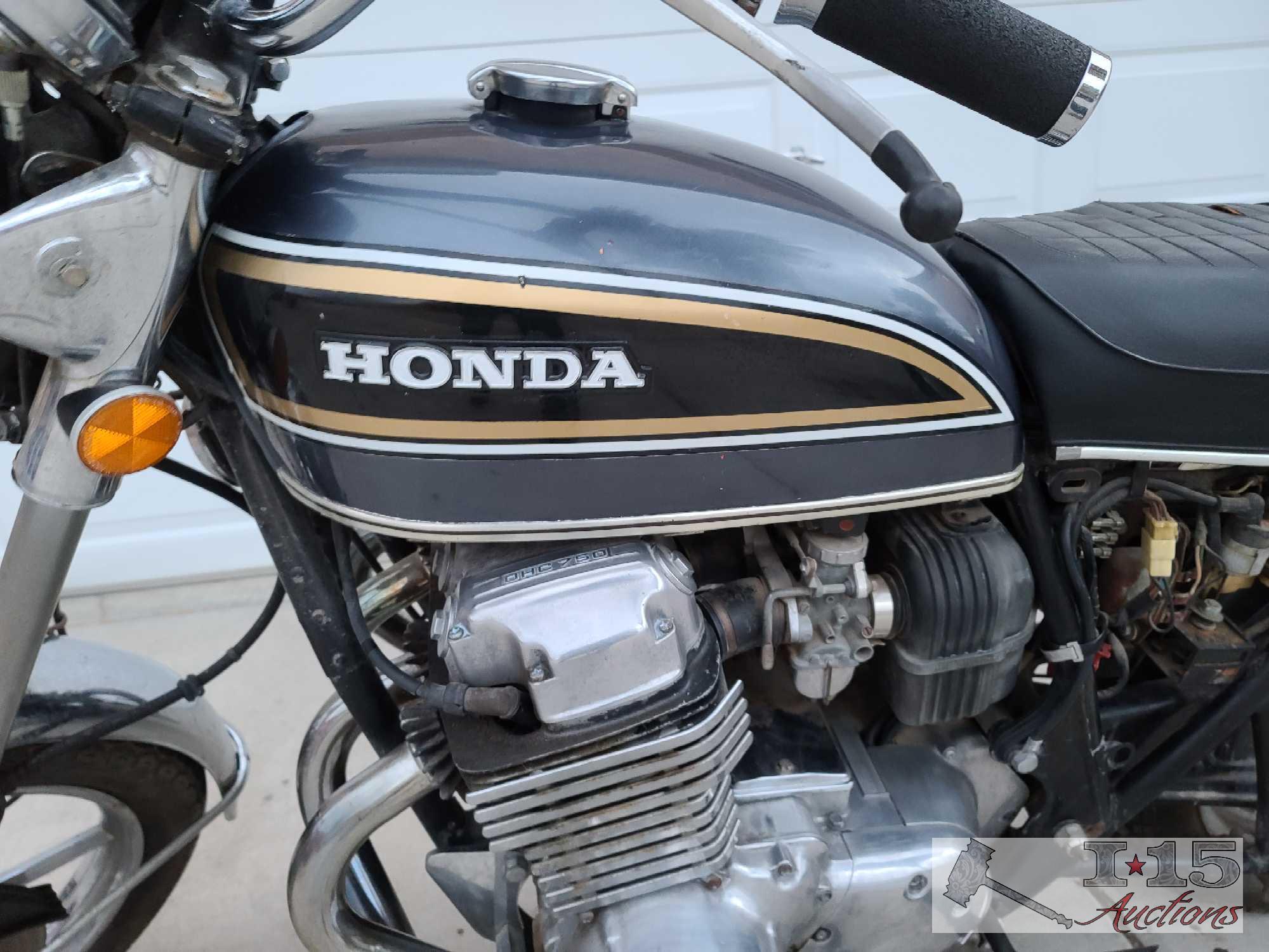 1974 Honda 750 Tour Motorcycle