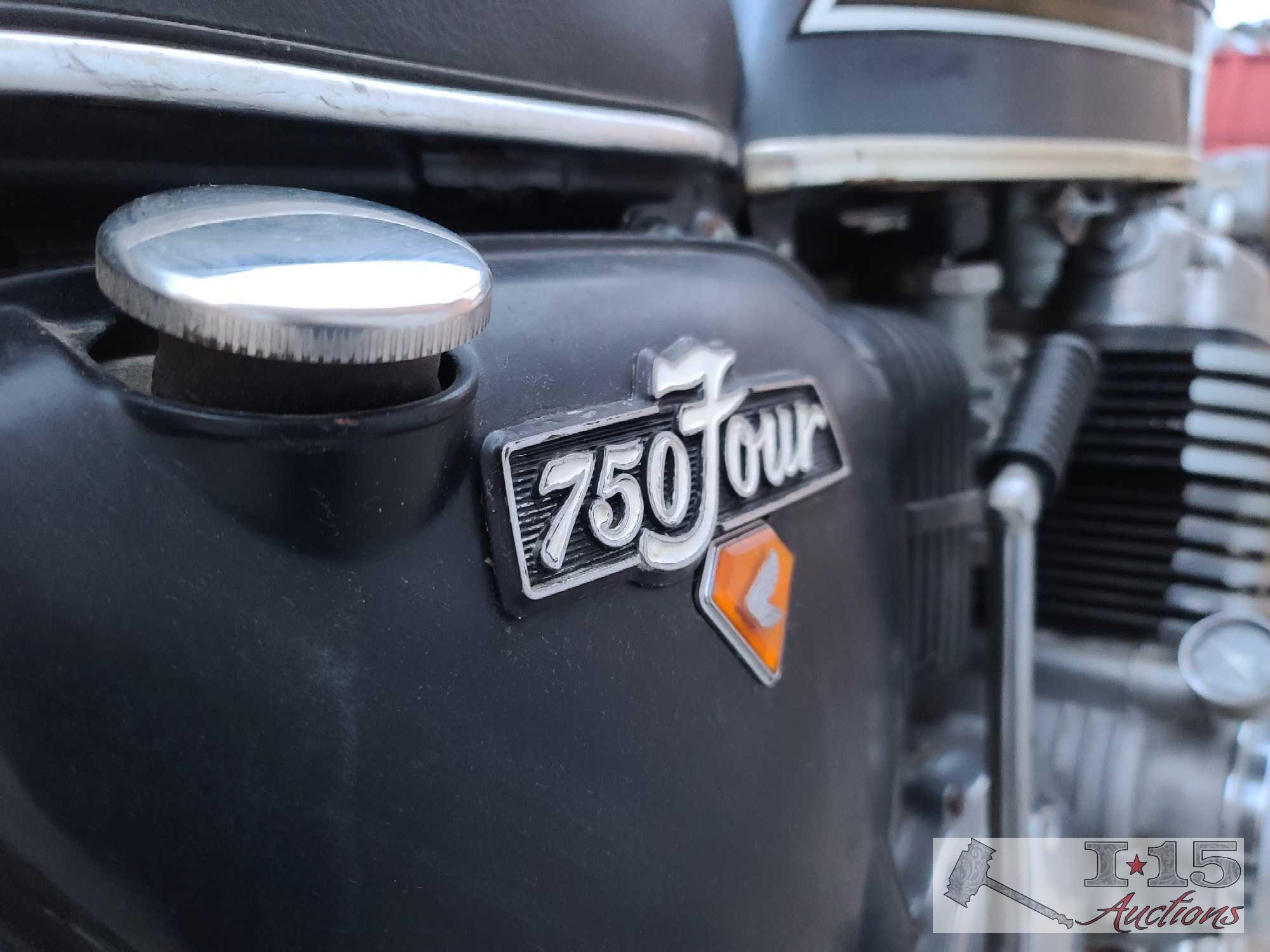 1974 Honda 750 Tour Motorcycle