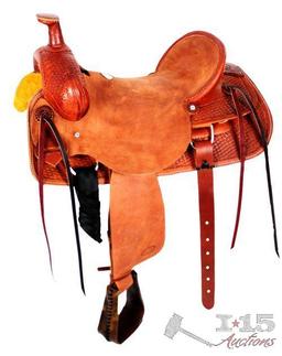 NEW 16" Hard seat roper saddle. 5 Year Roping