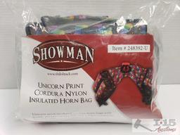 NEW Unicorn Print Cordura Nylon Insulated Horn Bag