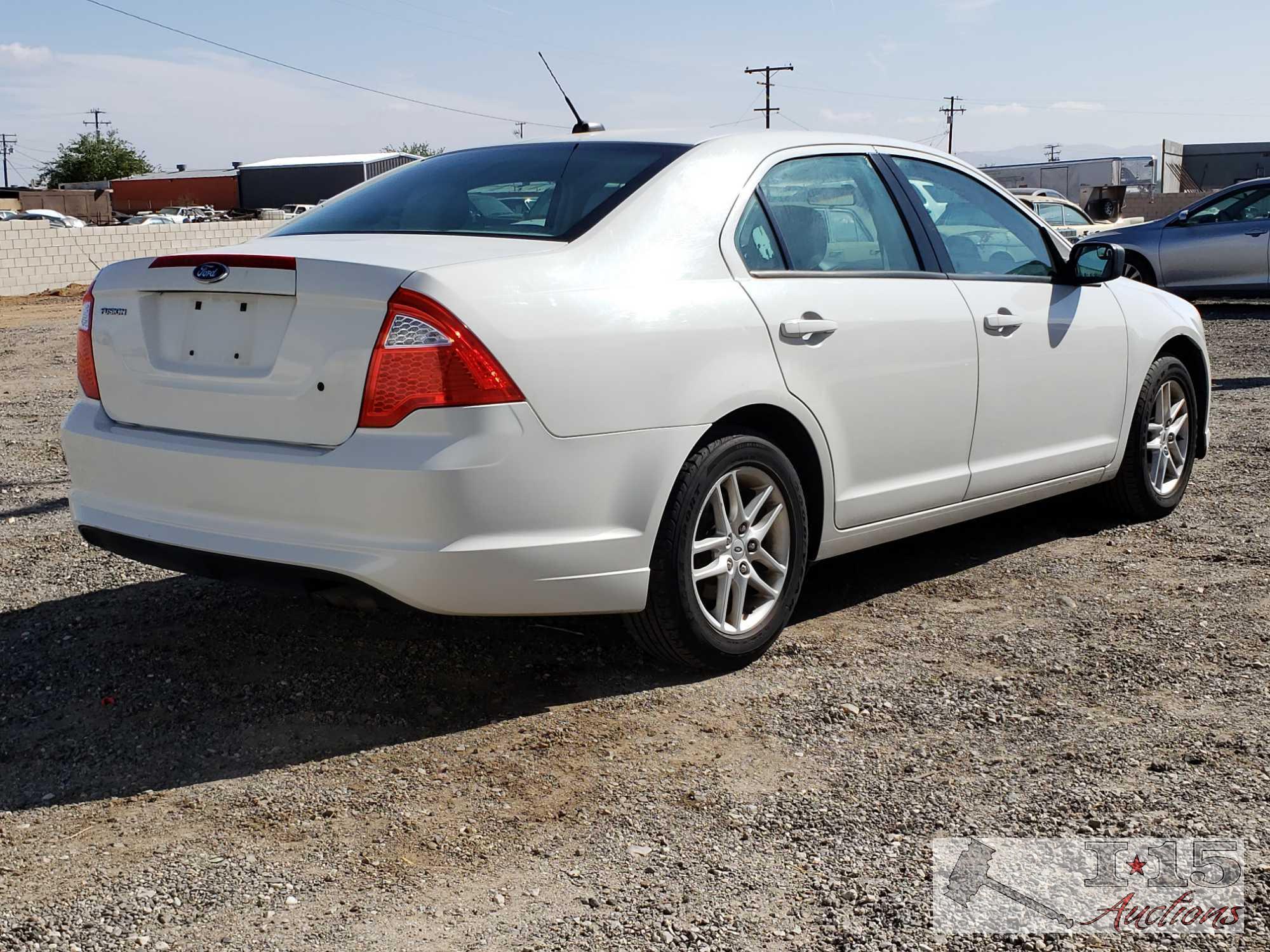 2011 Ford Fusion CURRENT SMOG