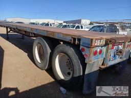 1973 40 foot flat bed semi trailer Utility