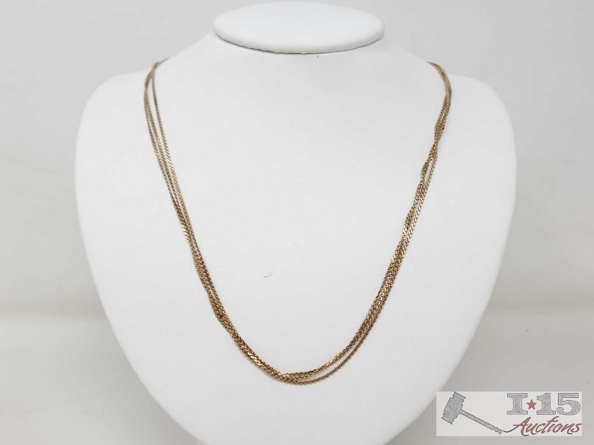 14k Gold Necklace, 12g