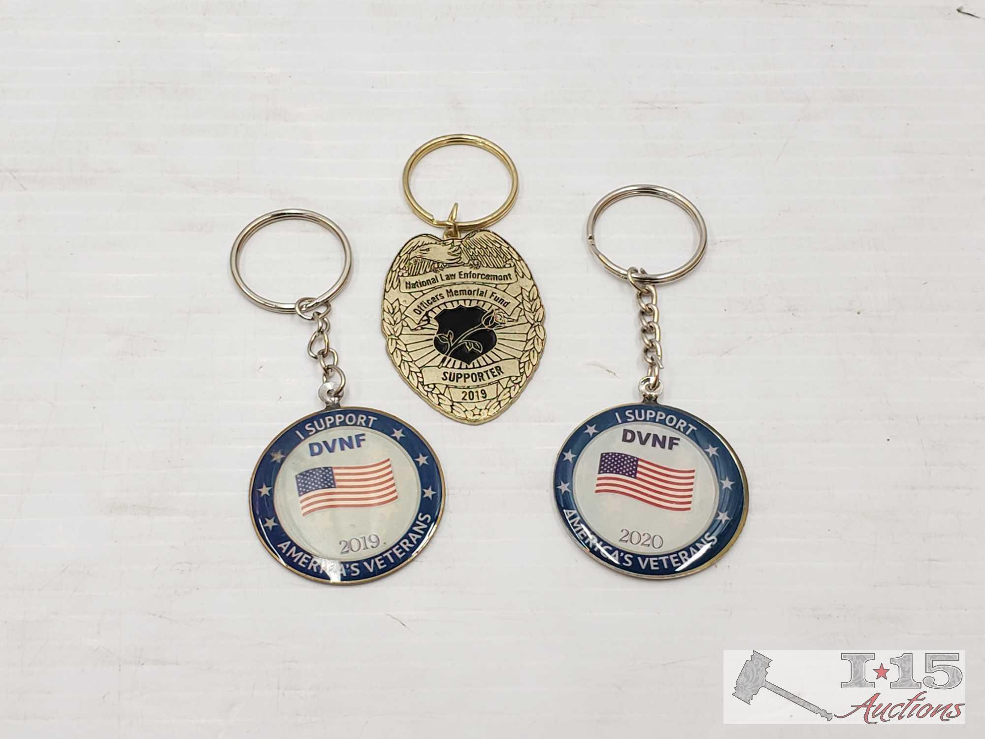Handgun Replica, Wounded Warrior Patches, Veteran Keychains, And More!