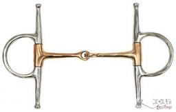 Stainless Steal Snaffle Cheek Copper Mouth