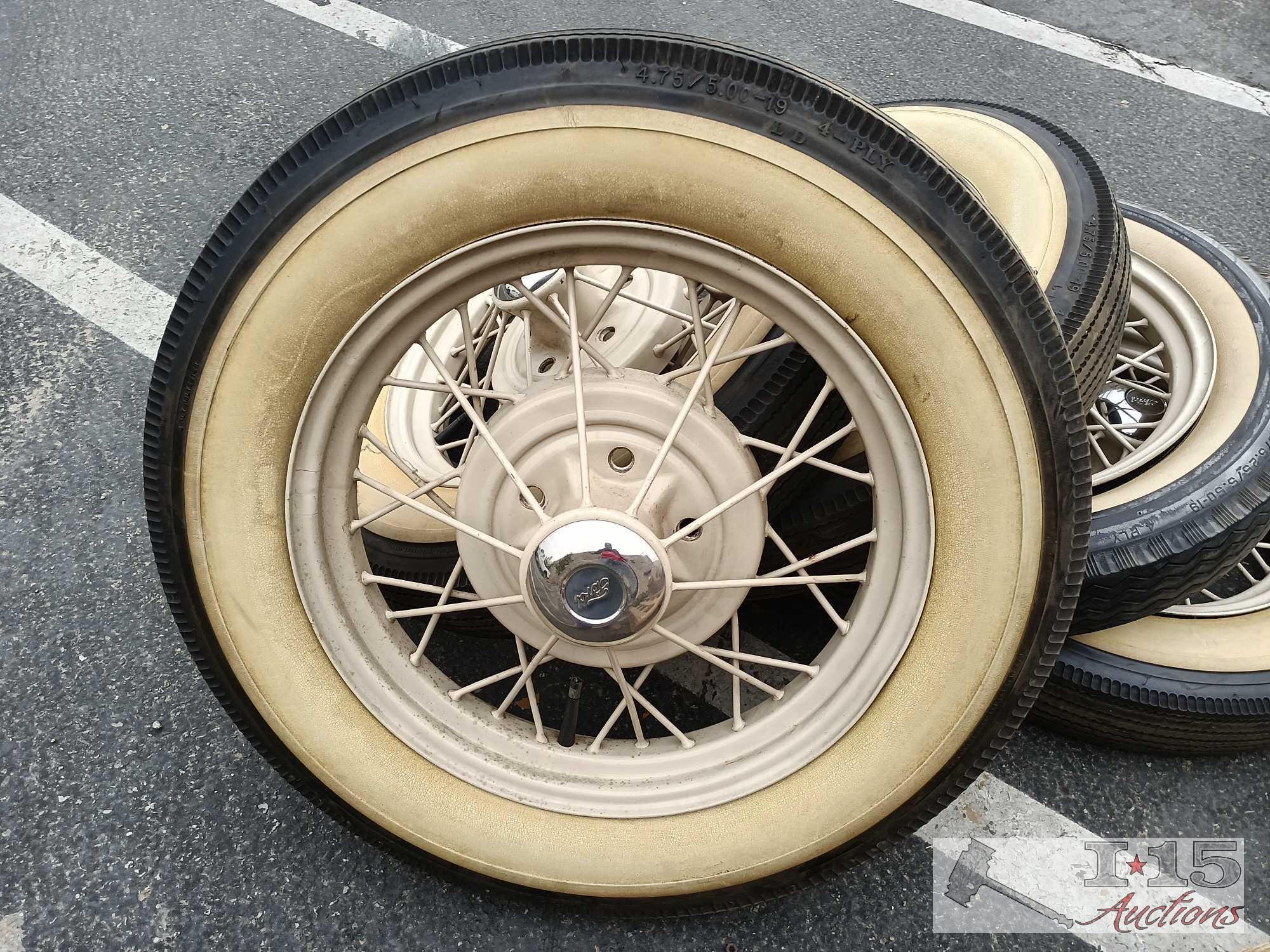 5 Ford Model A Wheels and Tires