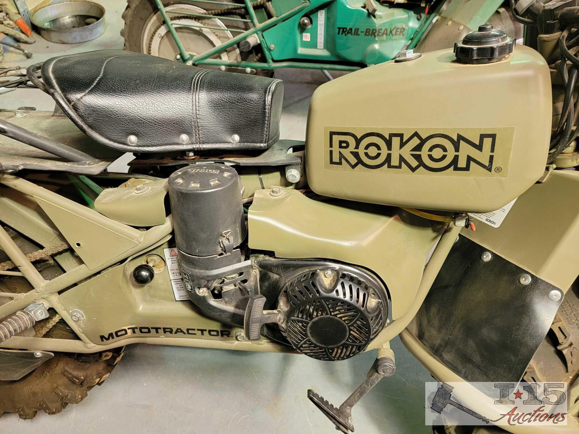 1989 Rokon Mototractor Motorcycle