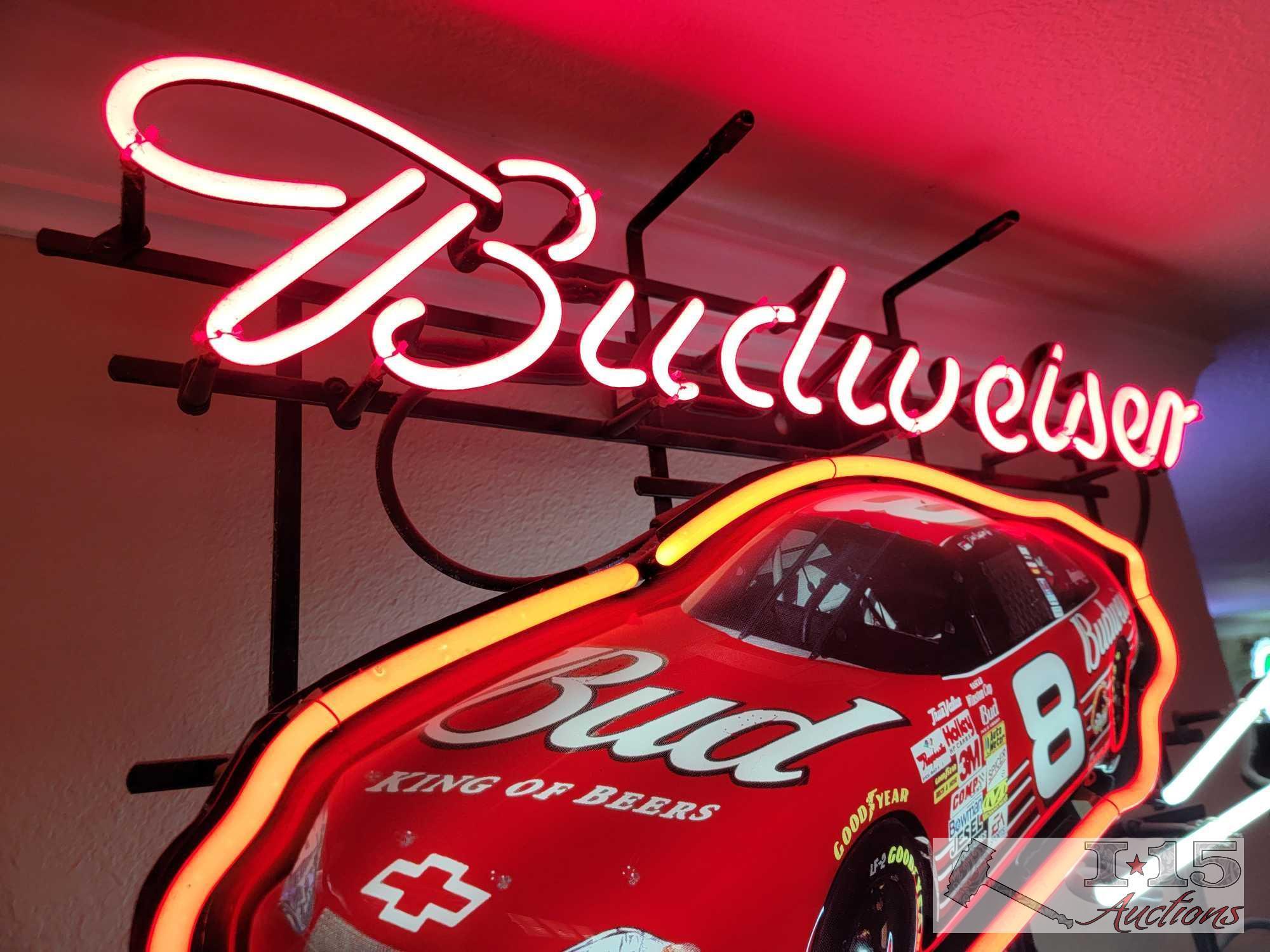 Budweiser Dale Earnhardt Jr, California Welcomes Nascar Neon Sigh