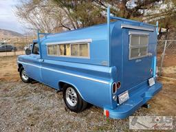 1966 GMC Pick Up with Pullman Camper