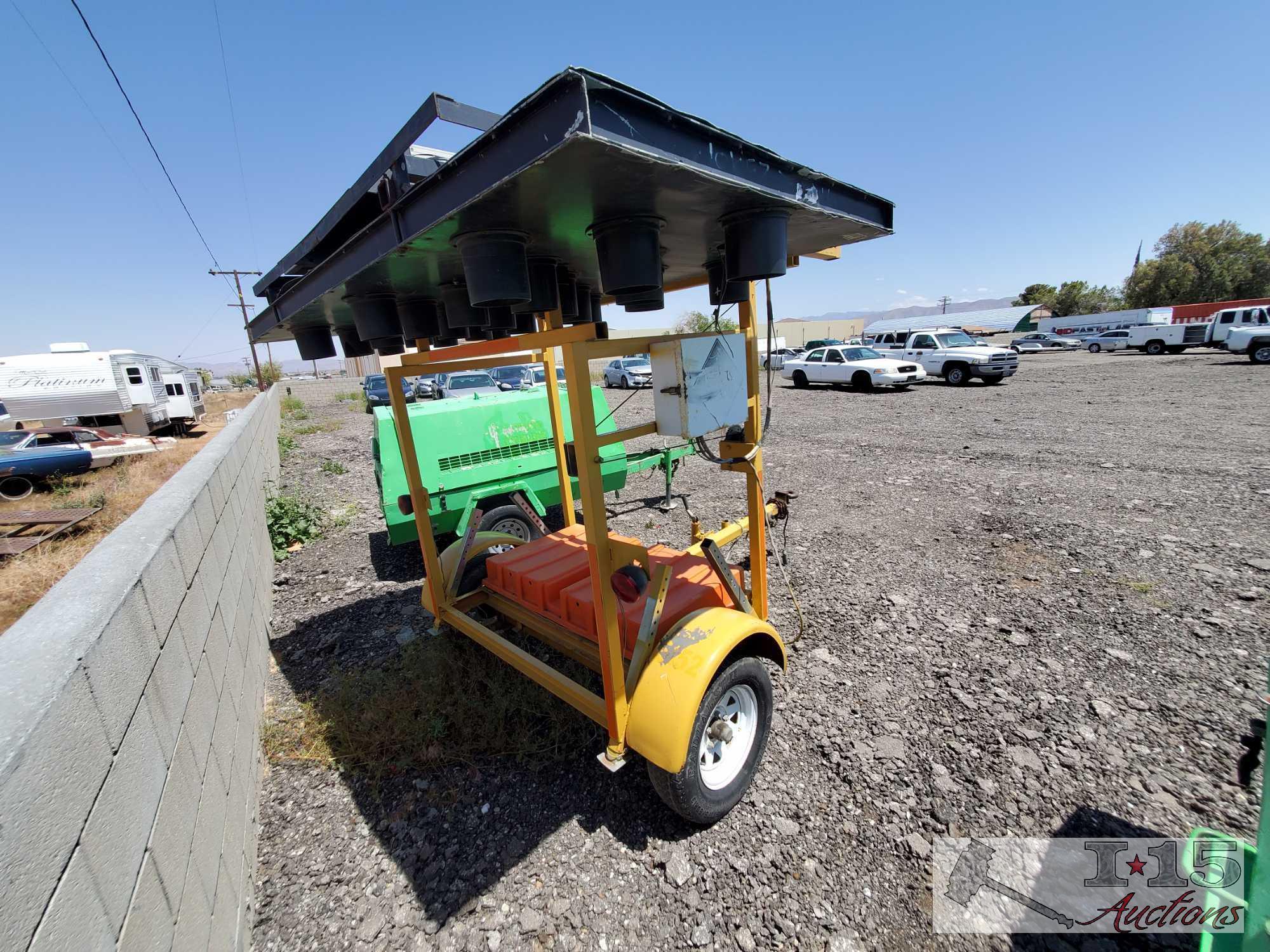 Arrow Board Traffic Trailer